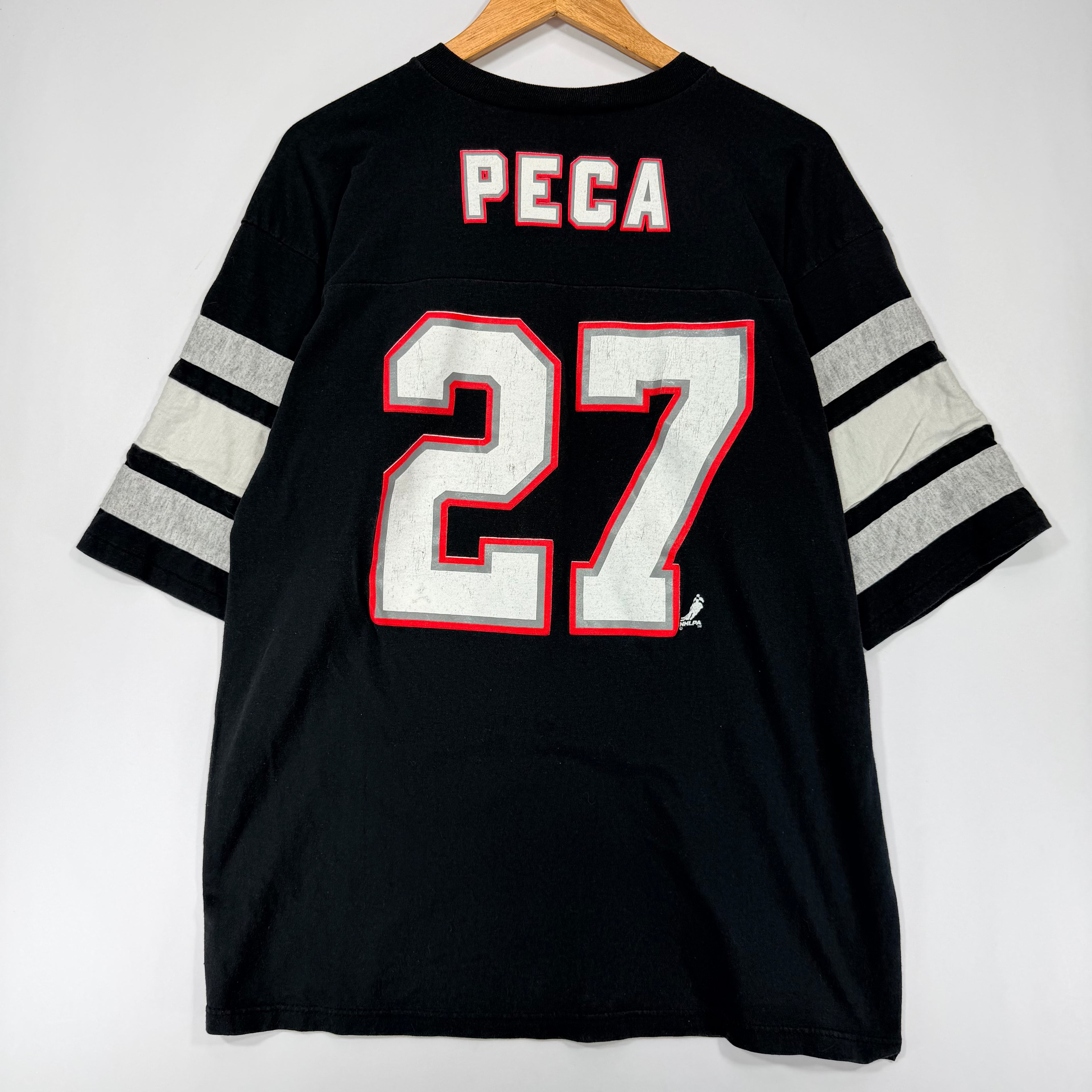 Vintage Buffalo Sabres Mike Peca Shirt Large