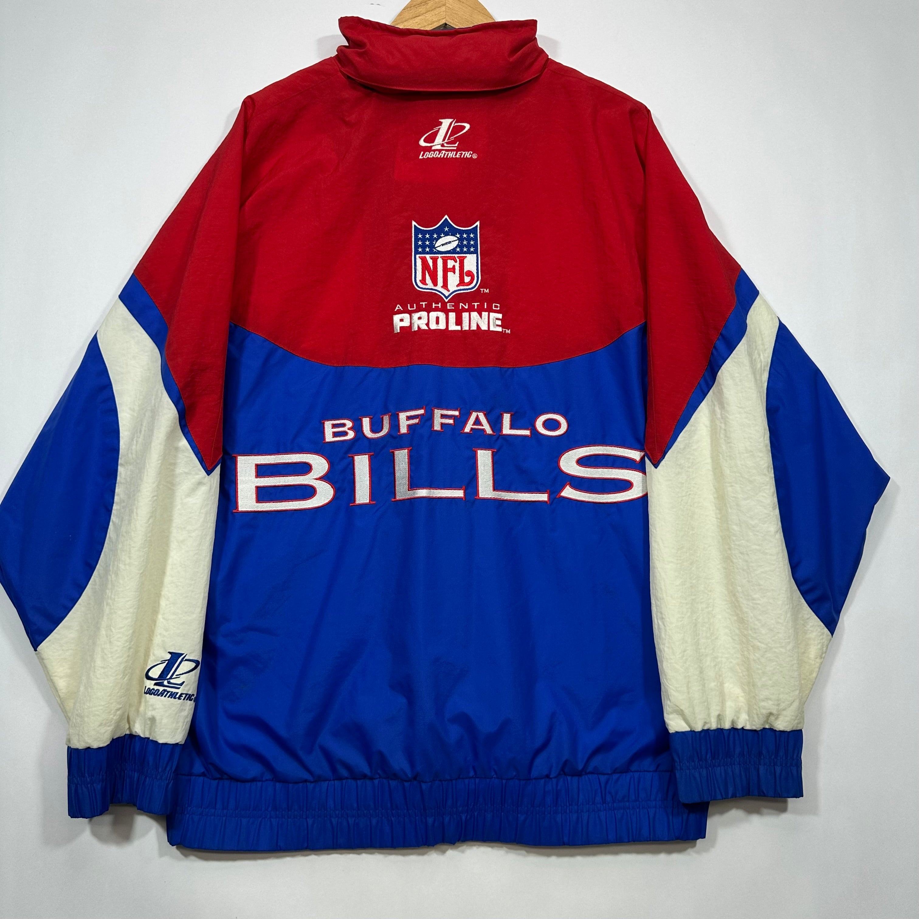 Vintage Buffalo Bills Windbreaker Jacket Large