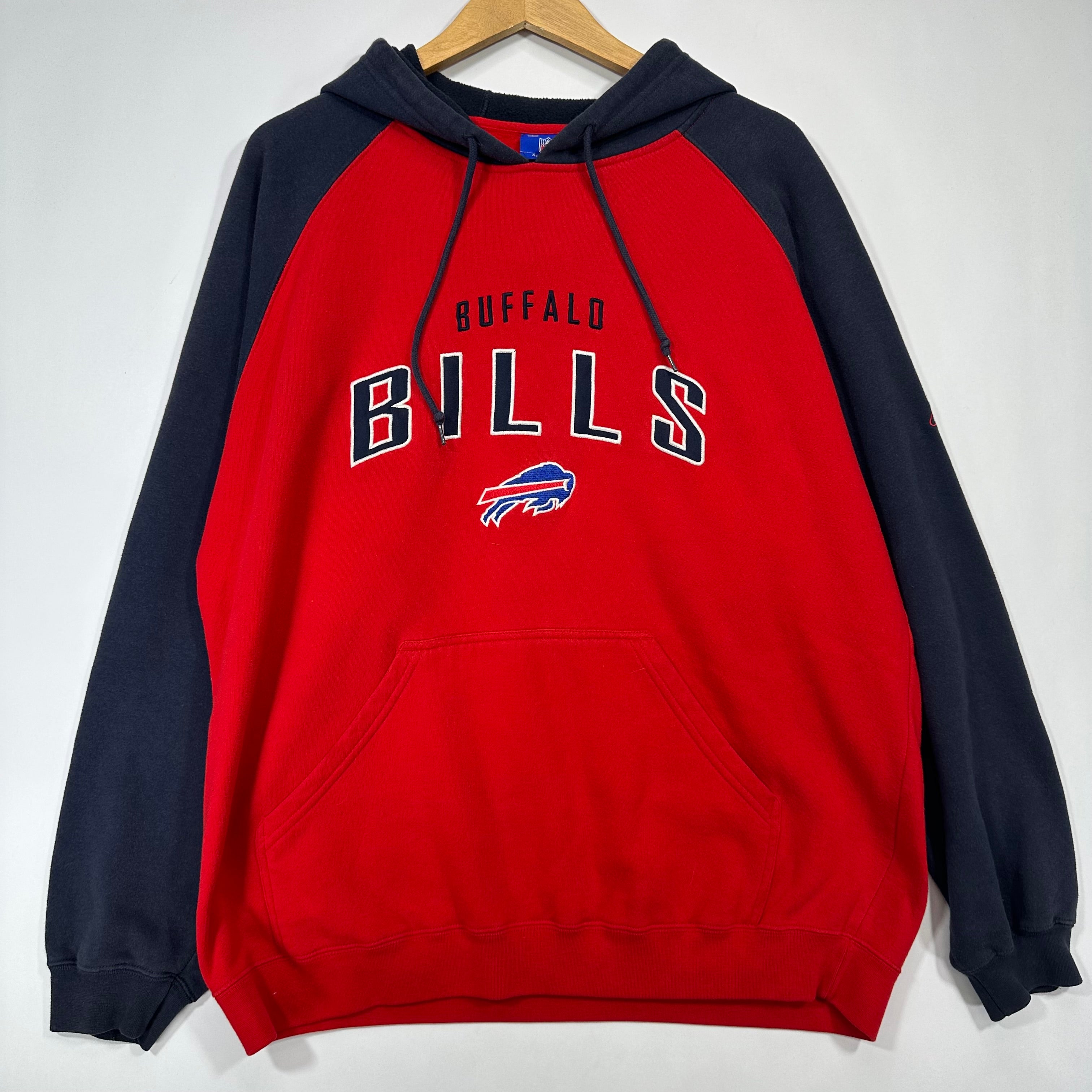 Vintage Buffalo Bills Embroidered Hoodie Sweatshirt XL