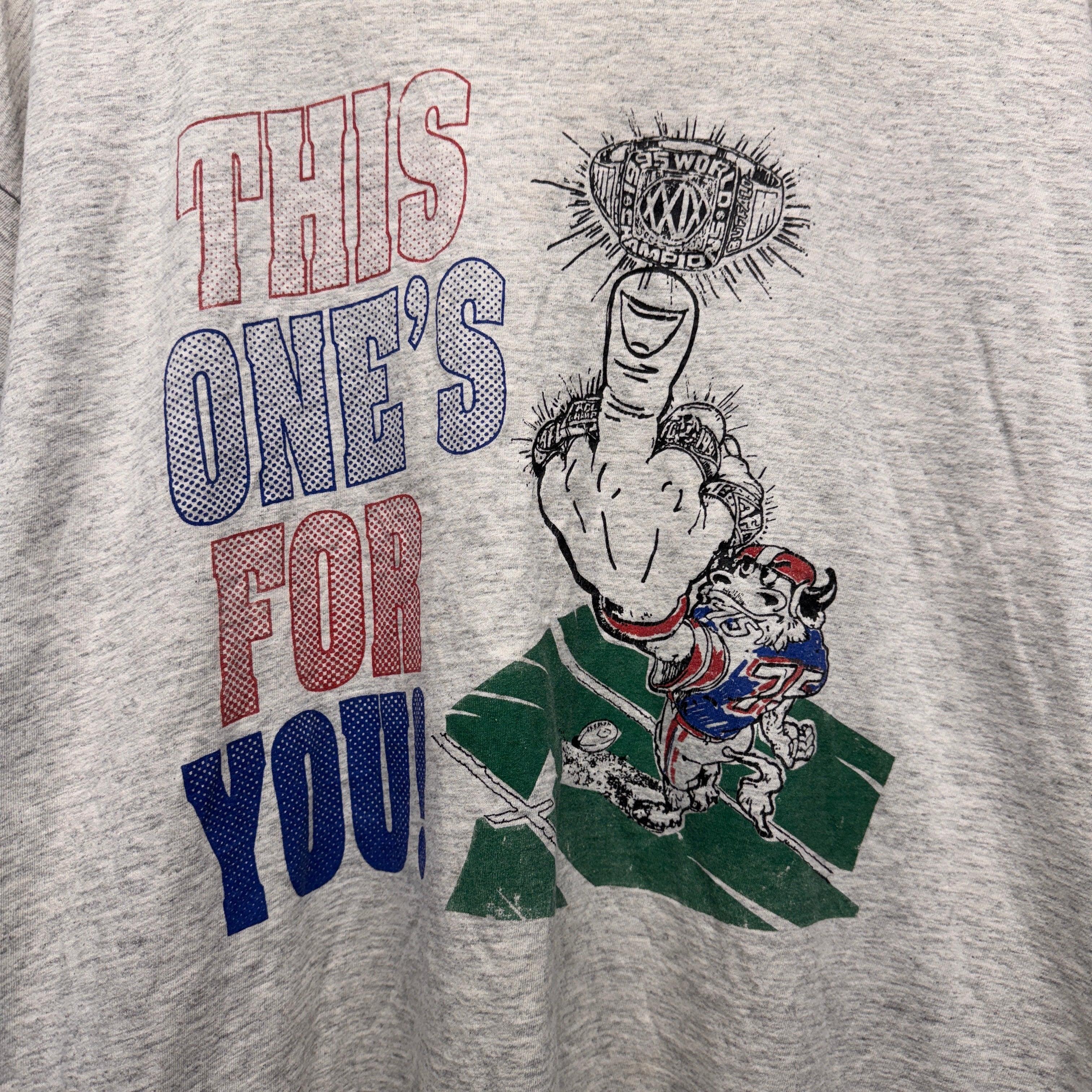 Vintage Buffalo Bills This One’s For You Super Bowl Champions Shirt XL
