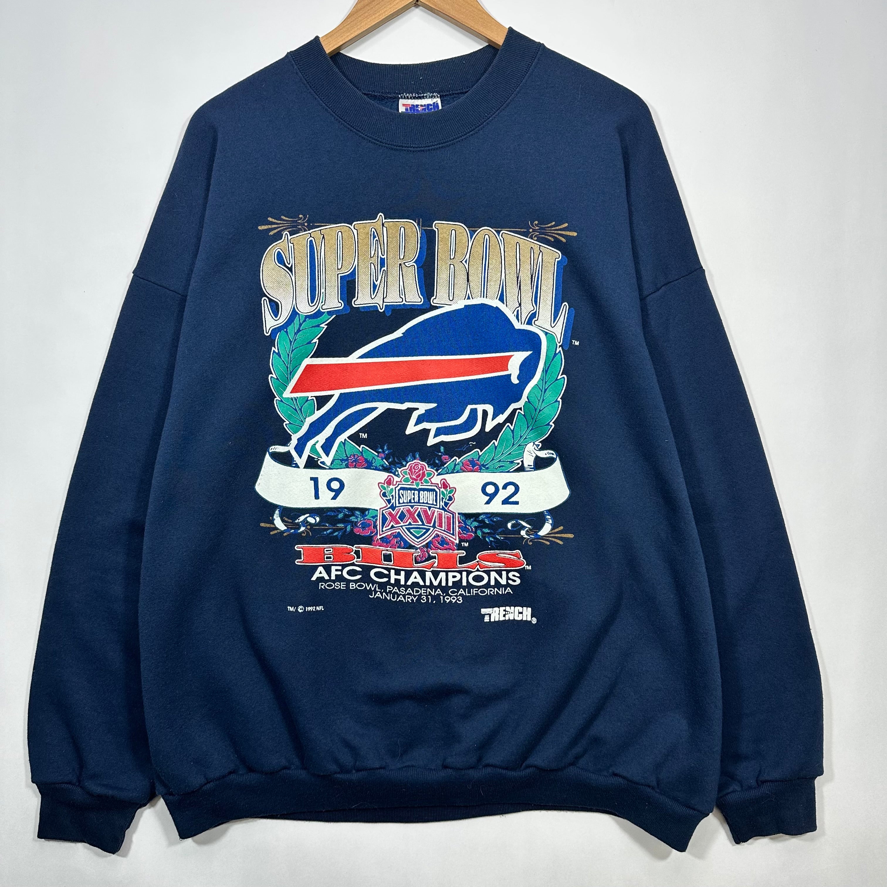 Vintage Buffalo Bills 1993 Super Bowl Crewneck Sweatshirt XXL