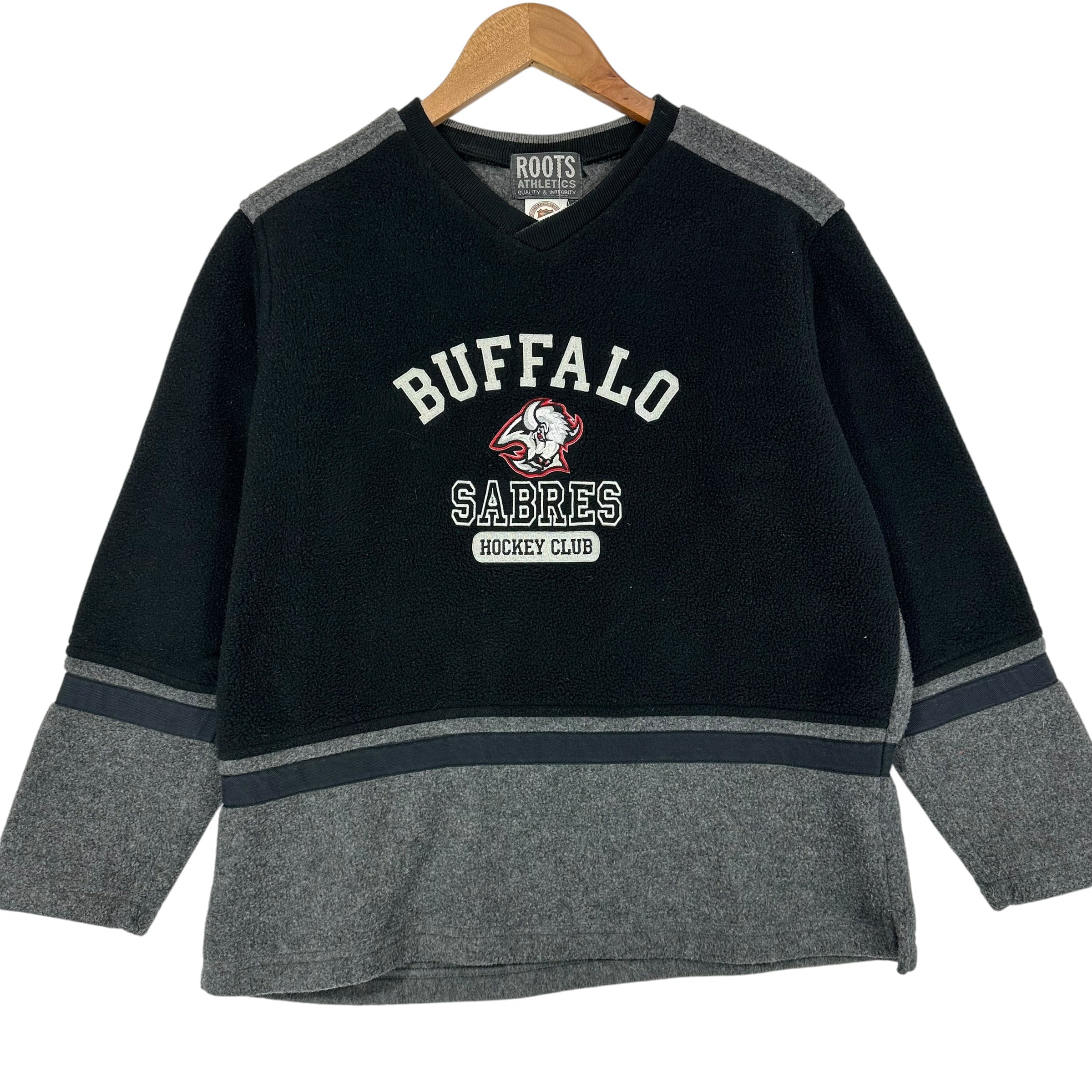 Vintage Buffalo Sabres Embroidered Fleece Crewneck Sweatshirt Small