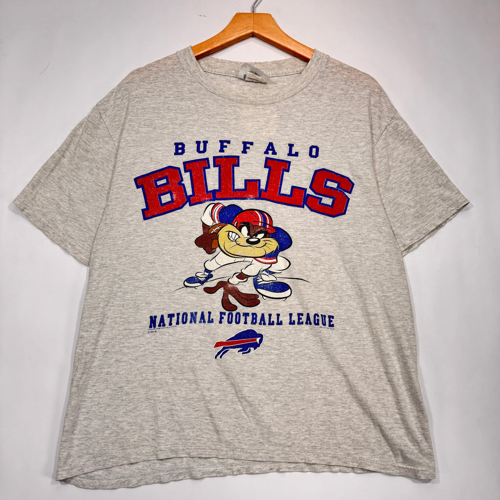 Vintage Buffalo Bills Taz Looney Tunes Cartoon Shirt Large