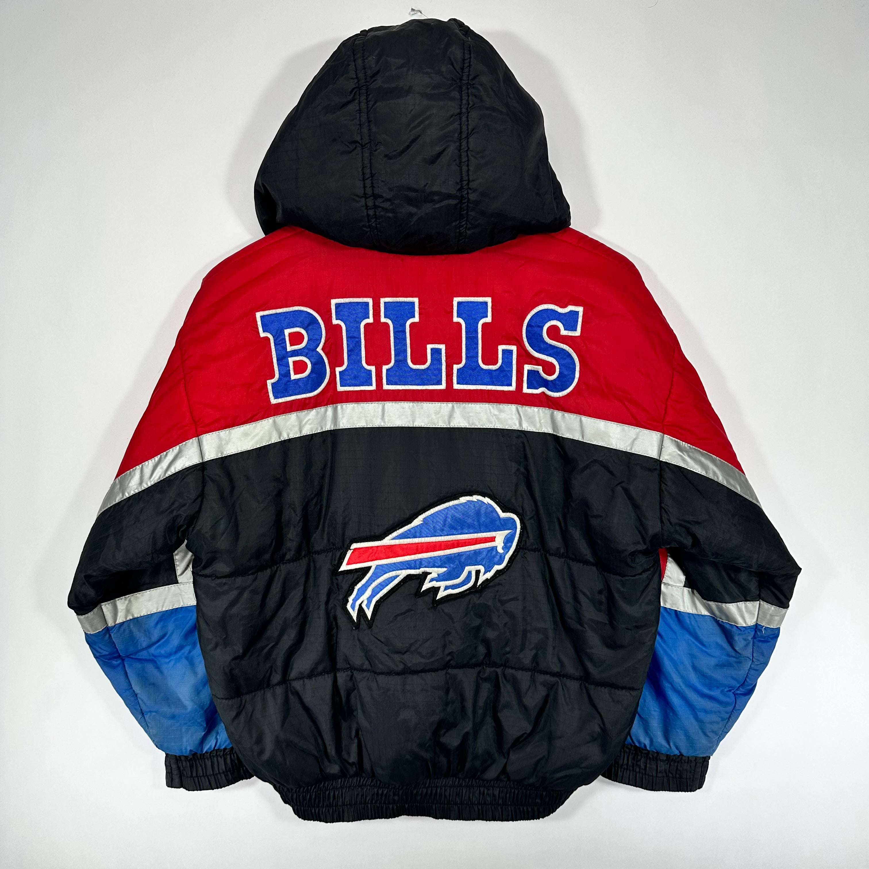Vintage Buffalo Bills Reversible Puffer Jacket XS