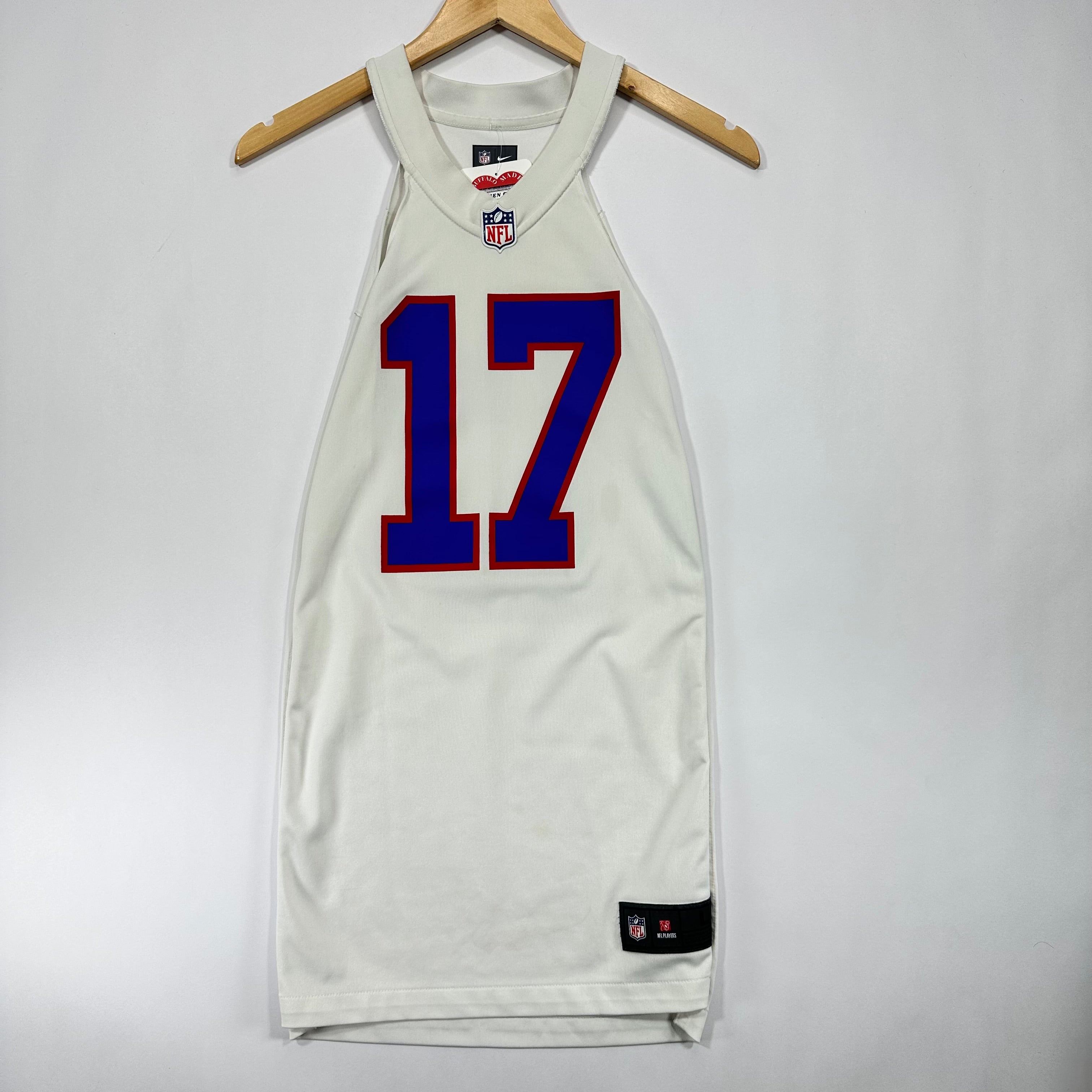 Buffalo Bills Upcycled Custom Josh Allen Jersey Dress Small