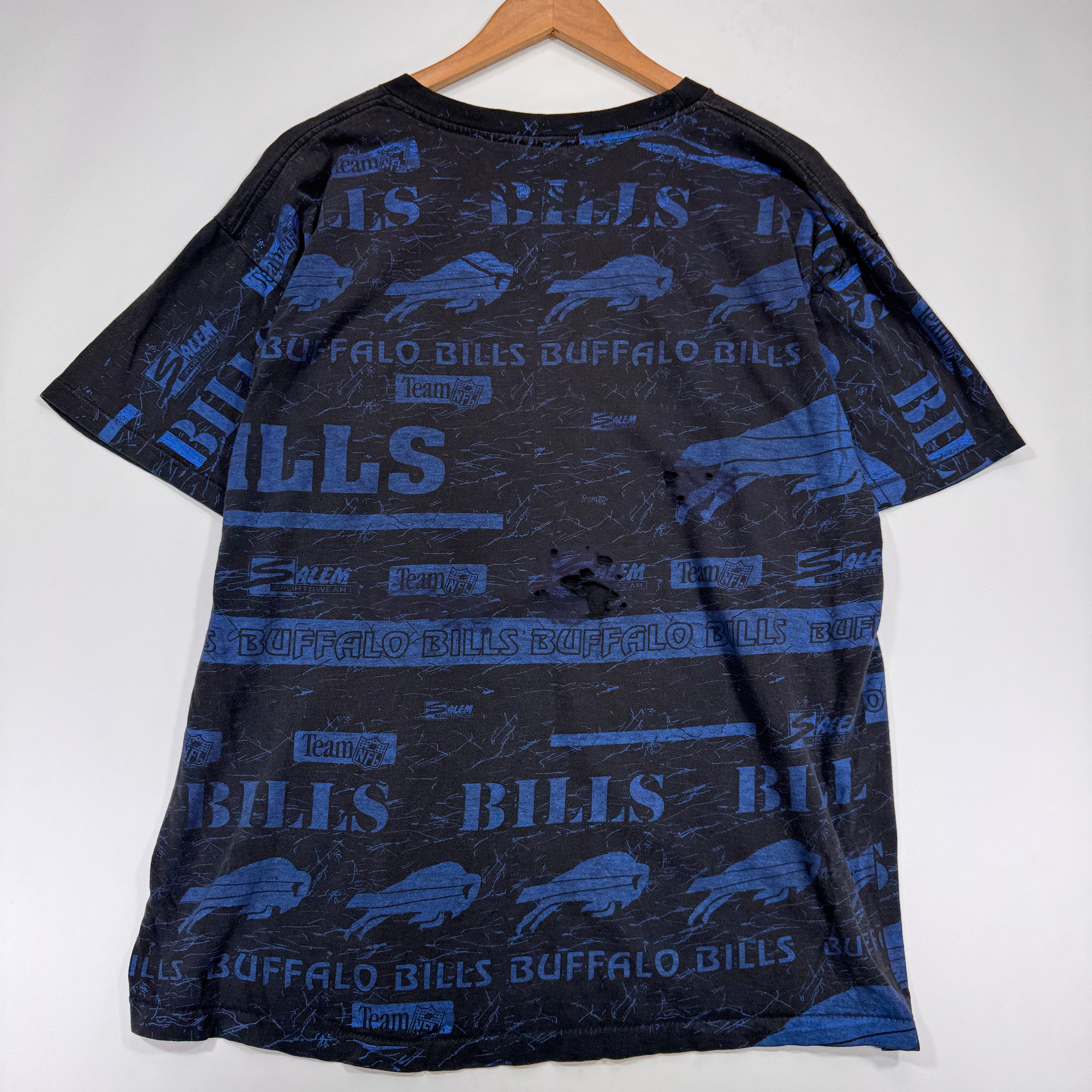 Vintage Buffalo Bills All Over Print Shirt XL