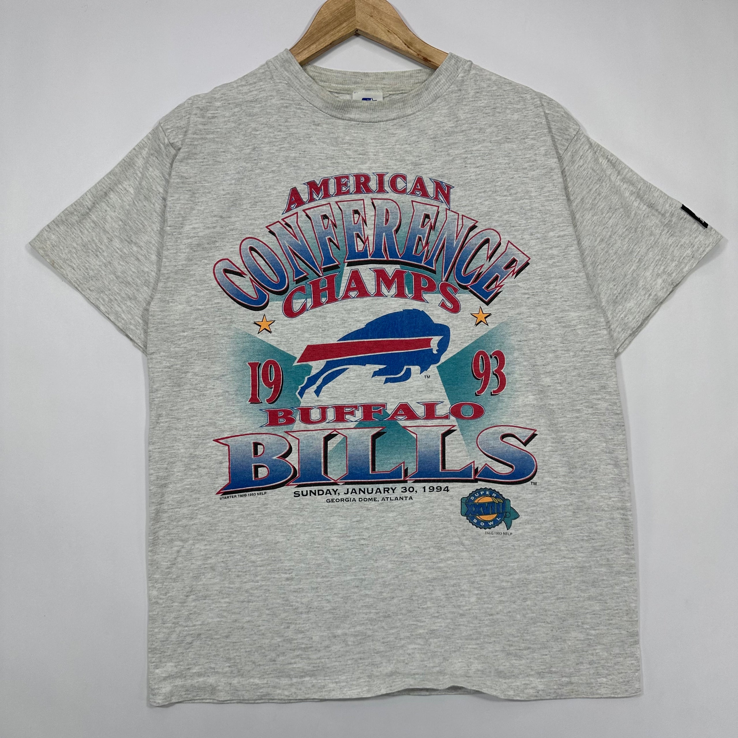 Vintage Buffalo Bills 1993 AFC Champs Shirt Large
