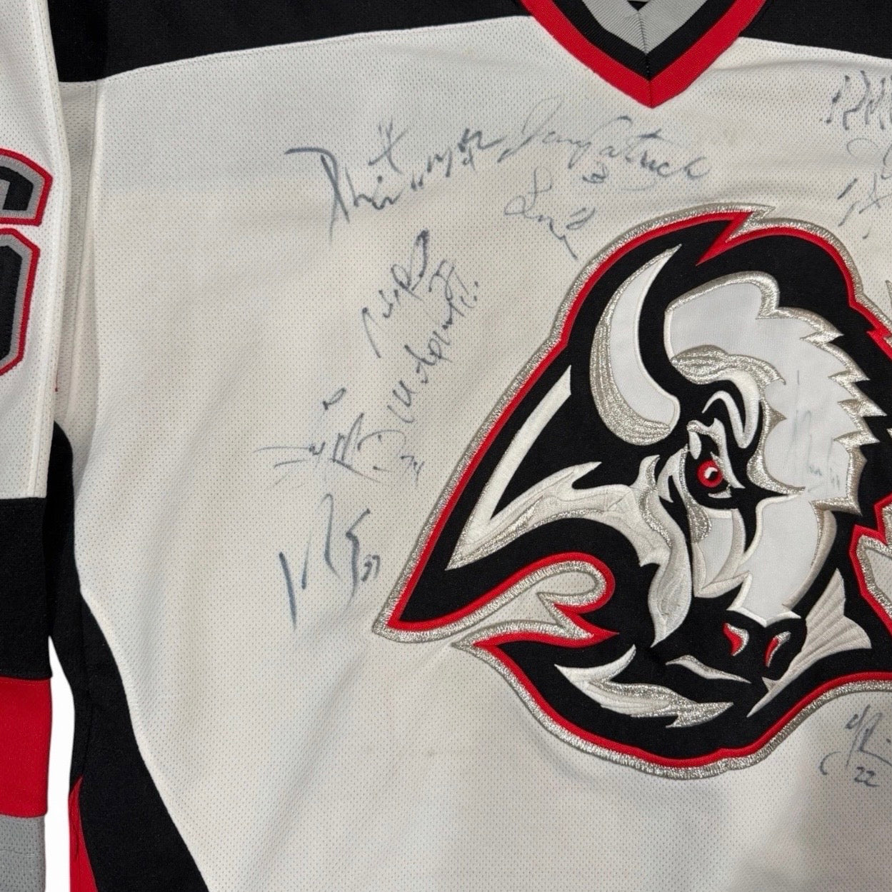 Vintage Buffalo Sabres Afinogenov Signed Jersey Large