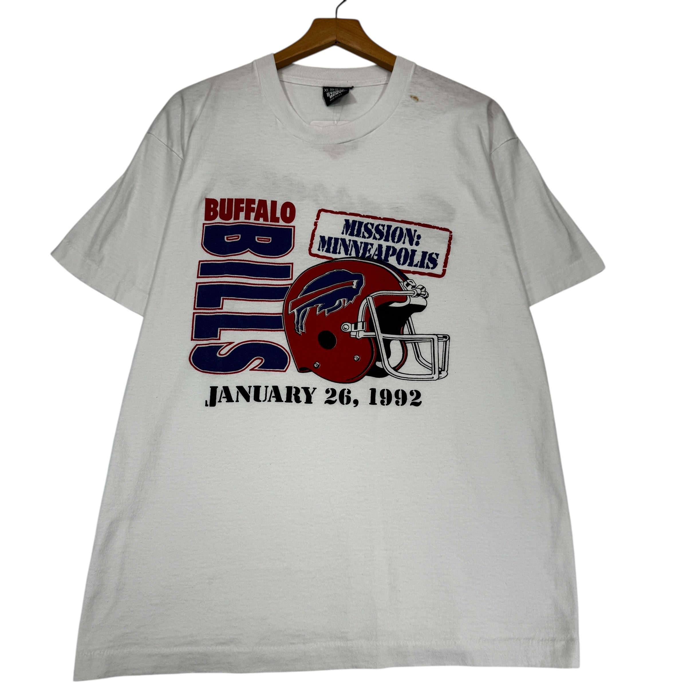Vintage Buffalo Bills 1992 Mission: Minneapolis Shirt Large