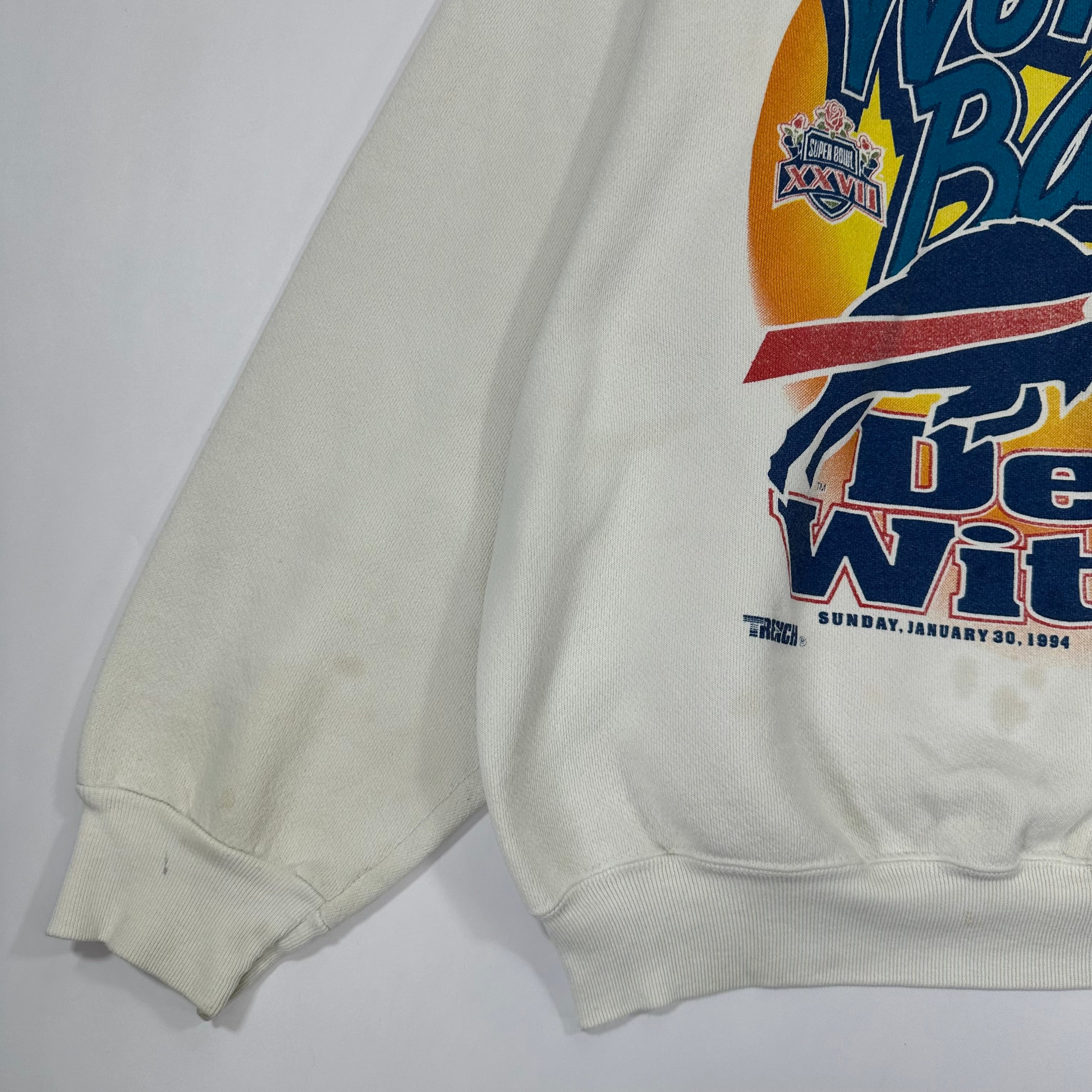 Vintage Buffalo Bills We’re Back Deal With It Crewneck Sweatshirt XL