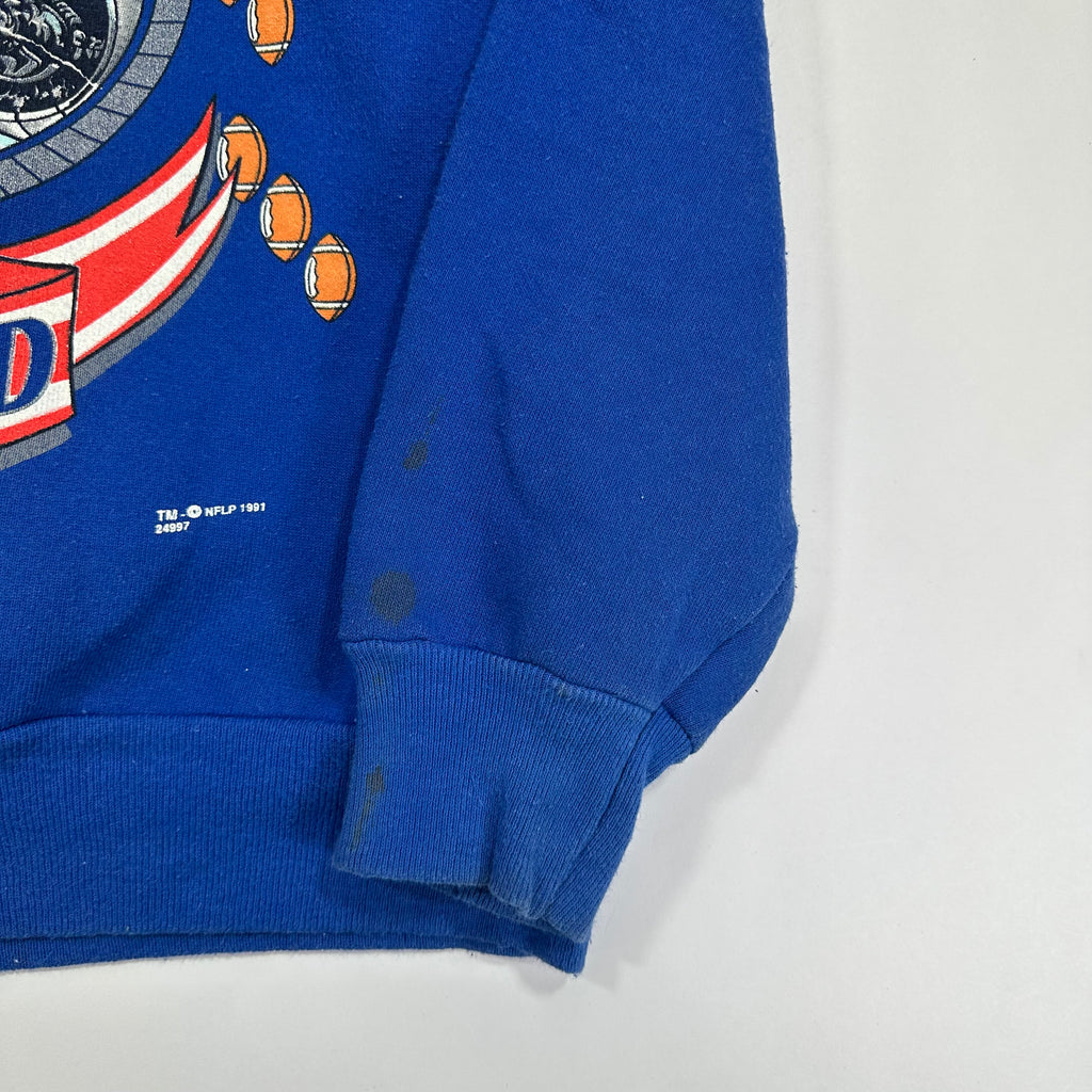 Vintage Buffalo Bills Bomb Squad Crewneck Sweatshirt Large