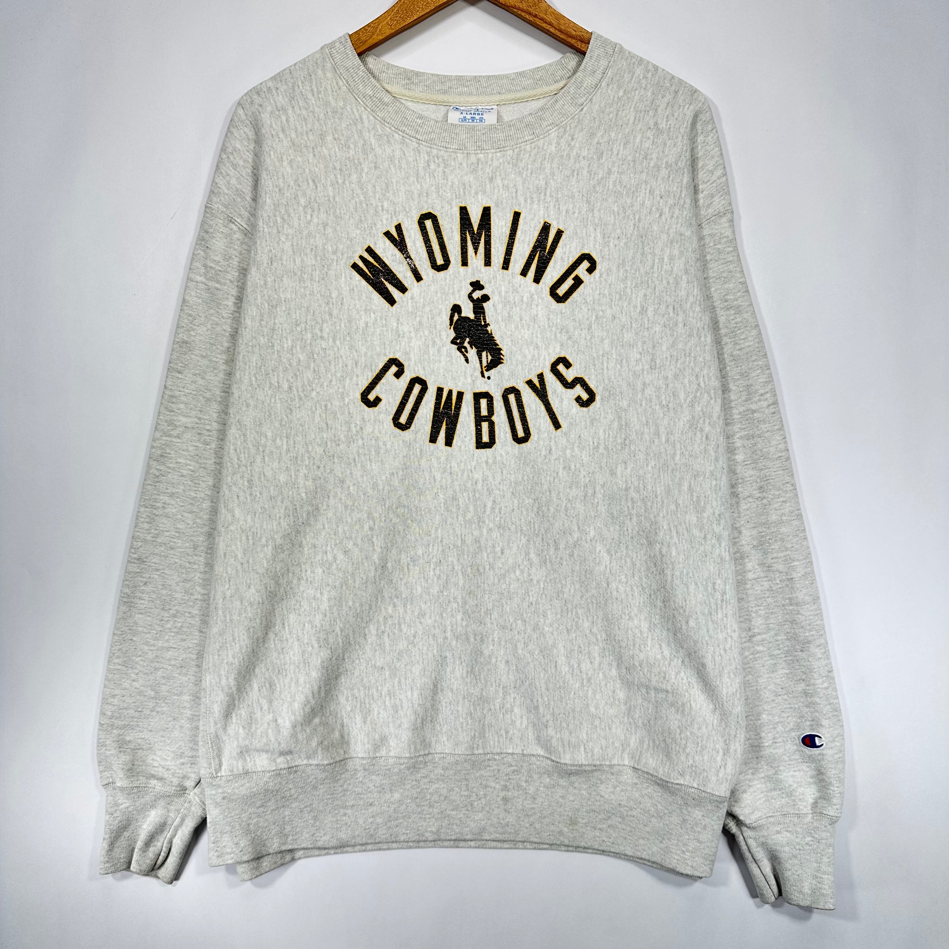 Vintage Buffalo Bills Wyoming Cowboys Crewneck Sweatshirt XL