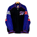 Vintage Buffalo Bills Suede Leather Jacket XXL