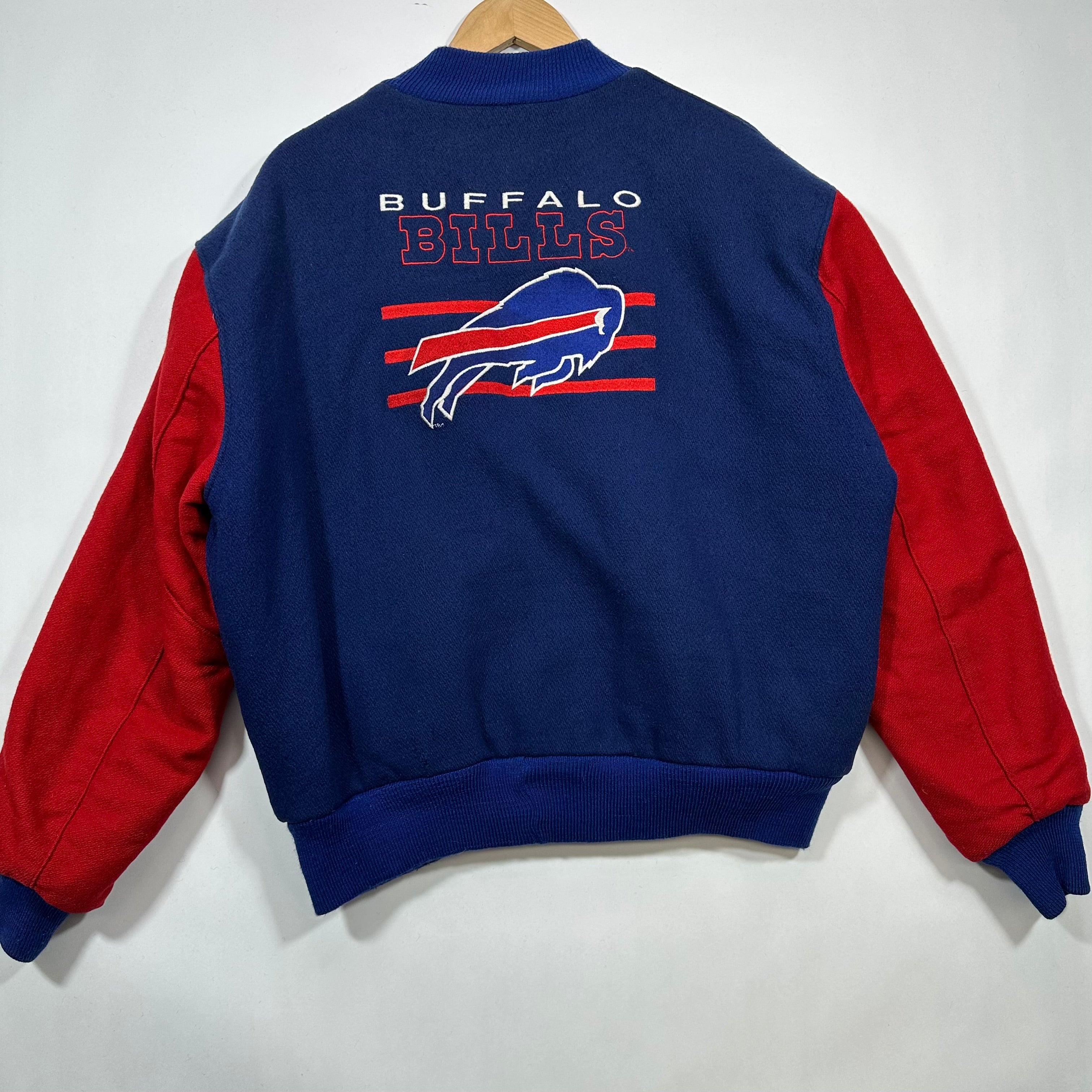 Vintage Buffalo Bills Wool Varsity Bomber Jacket XL