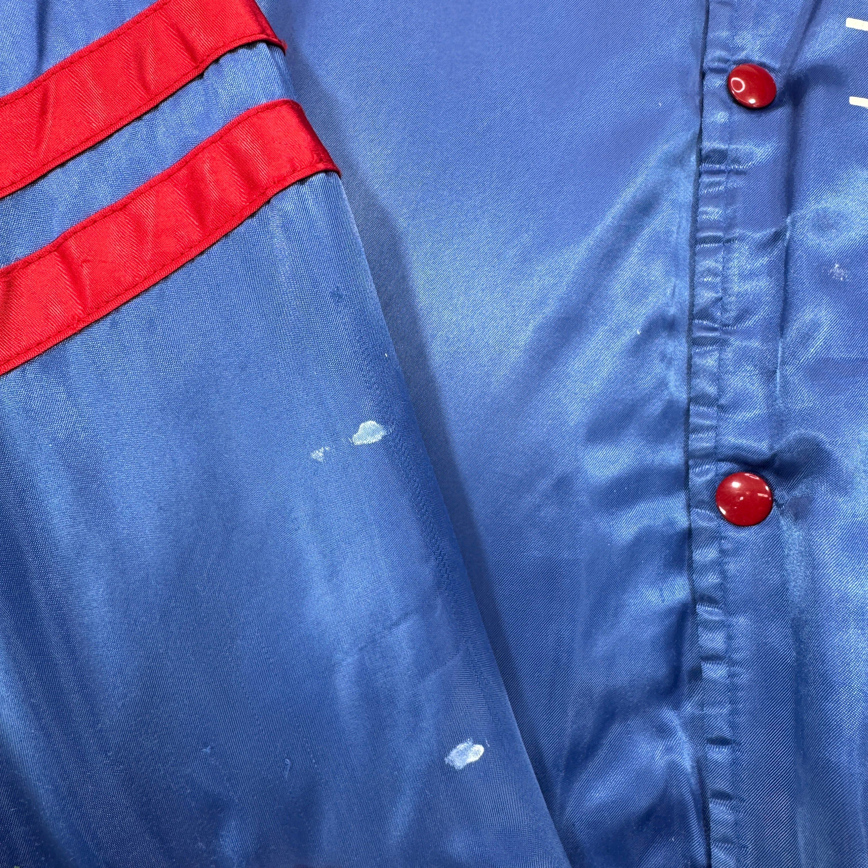 Vintage Buffalo Bills Chalk Line Satin Jacket Large