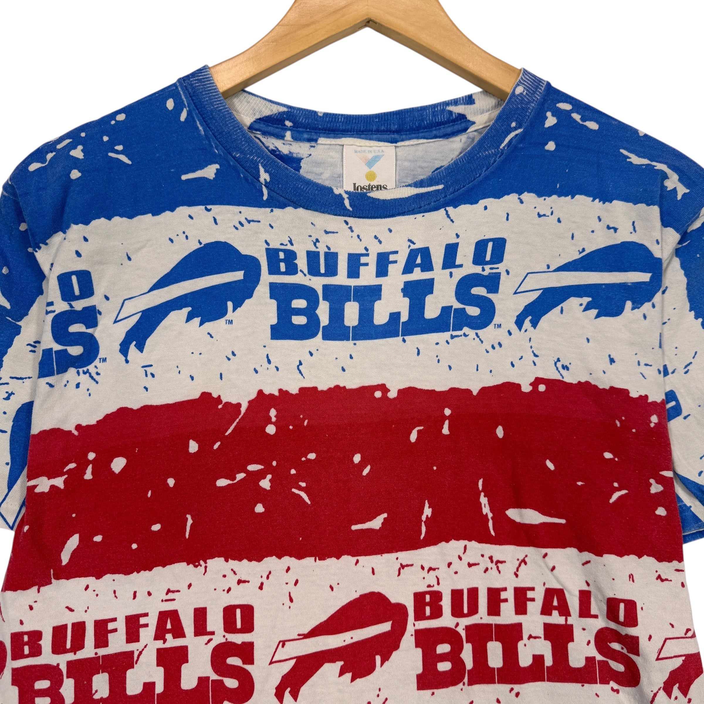 Vintage Buffalo Bills All Over Print Shirt Medium