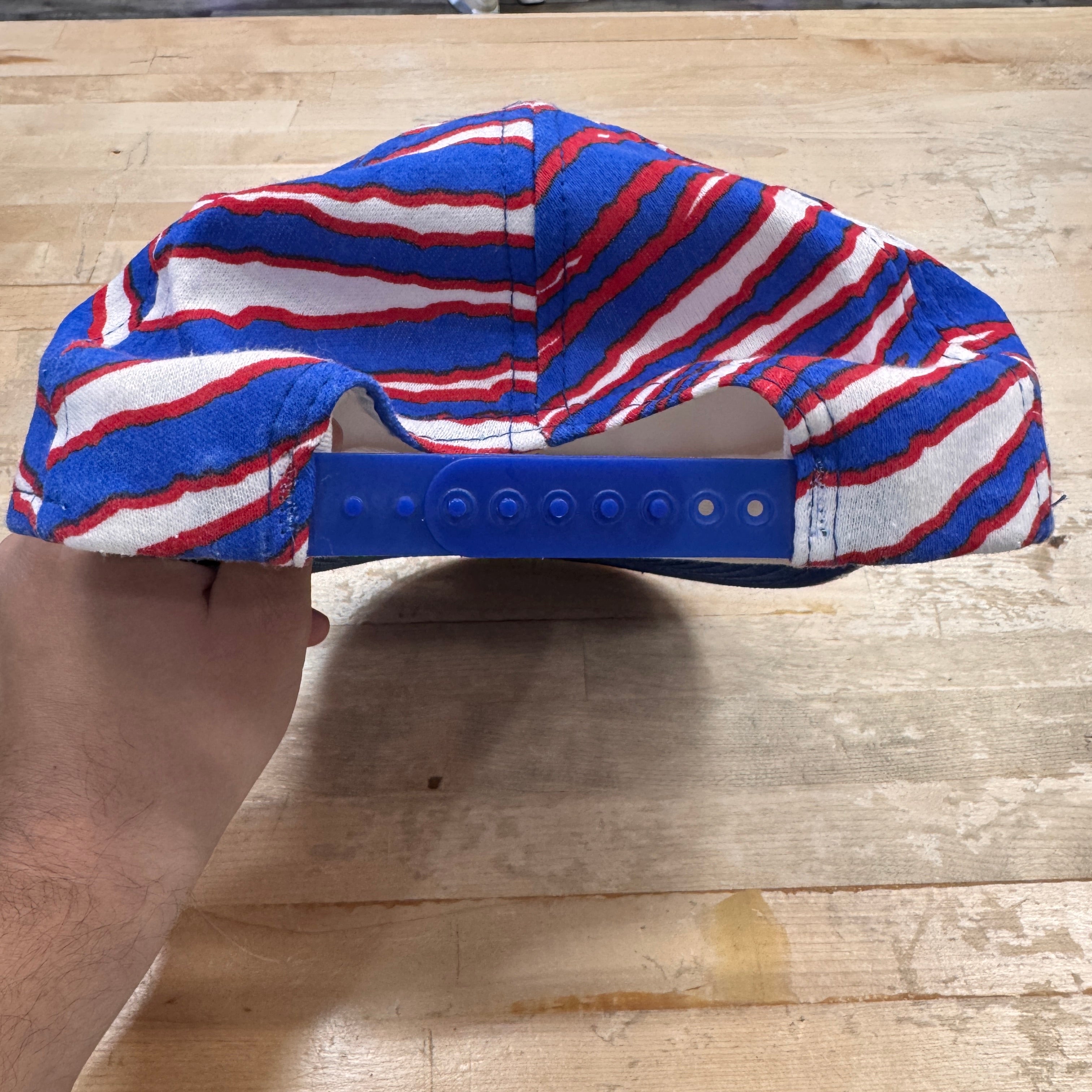 Vintage Buffalo Bills Super Bowl XXV Zubaz Snapback Hat