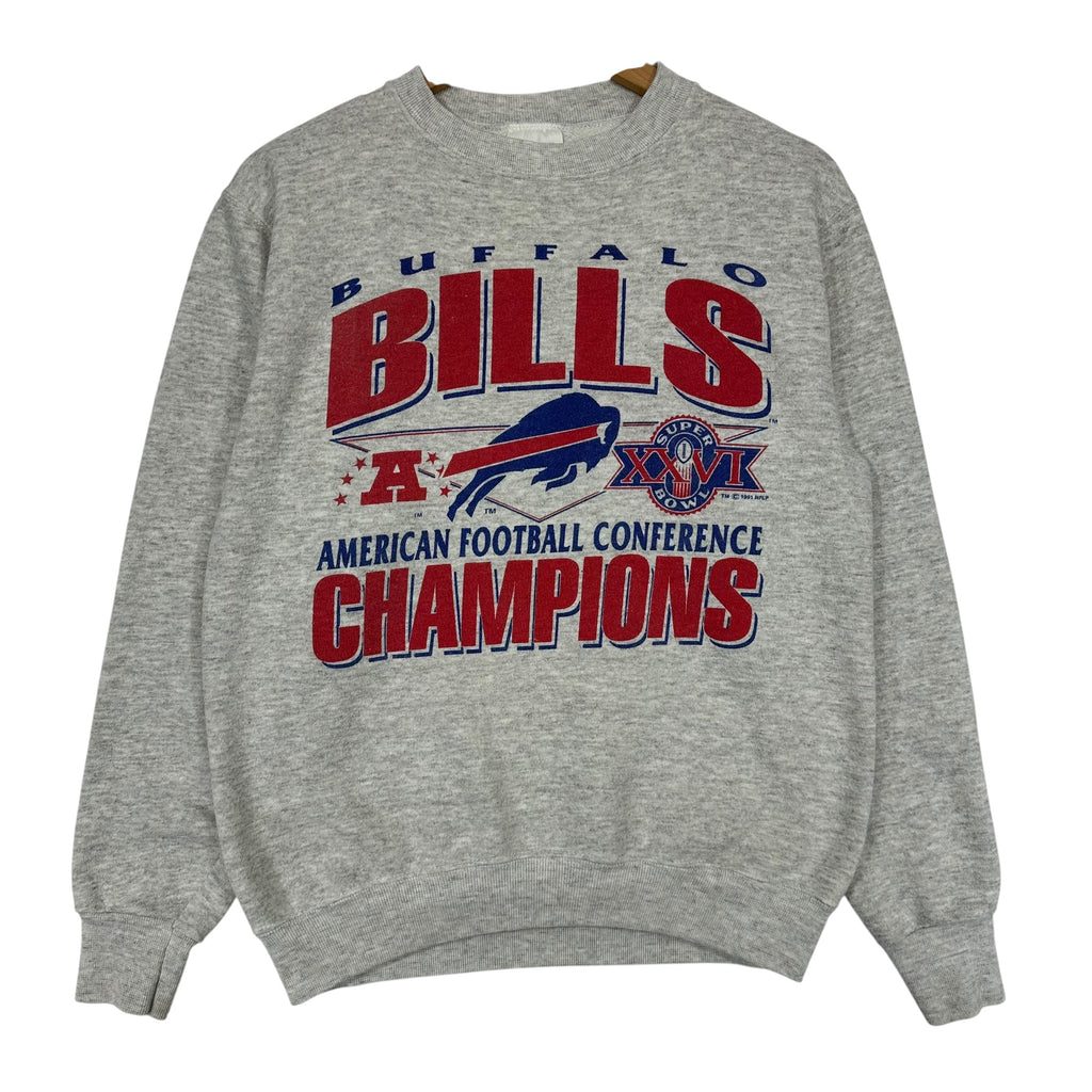 Vintage Buffalo Bills 1990 AFC Champs Crewneck Sweatshirt Small