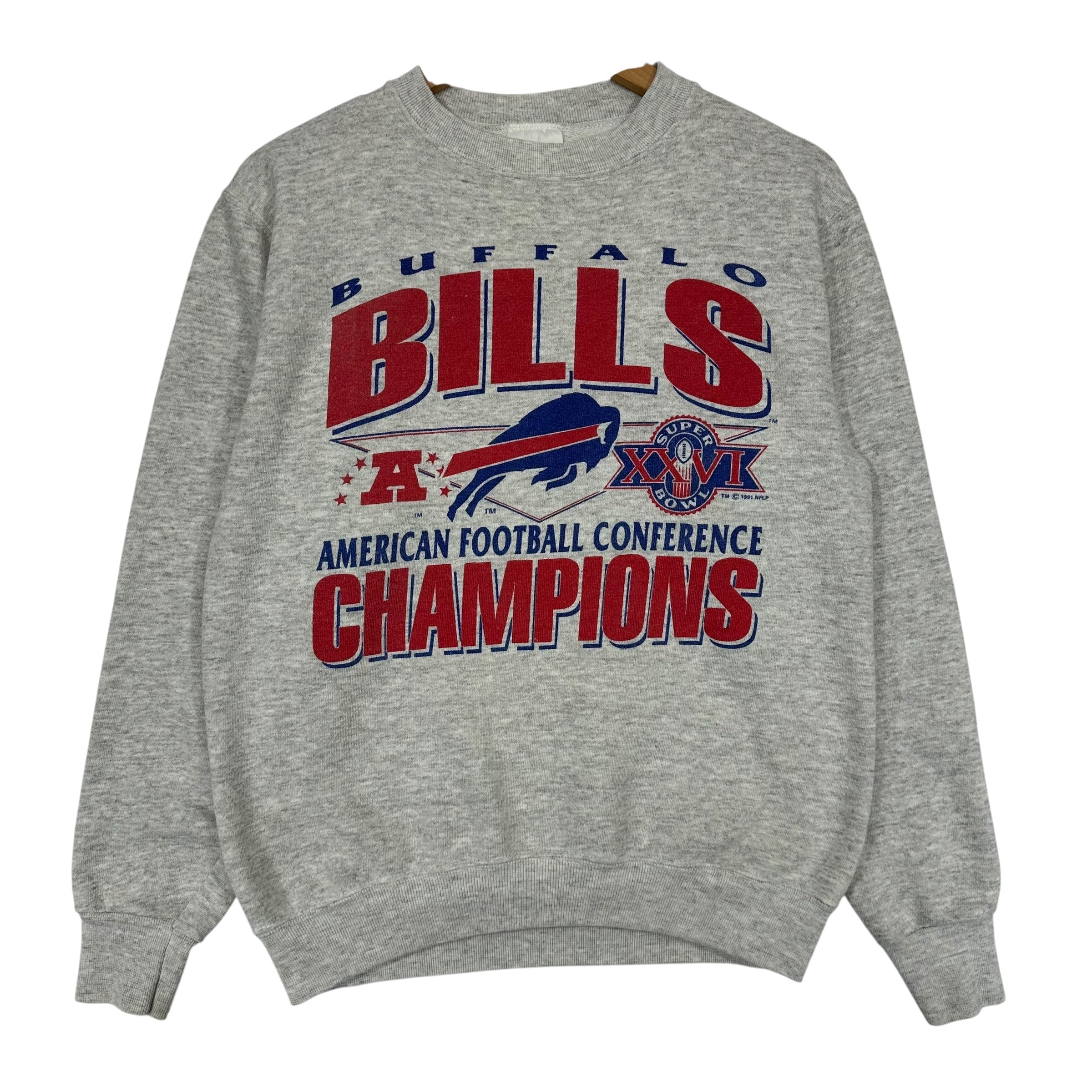 Vintage Buffalo Bills 1990 AFC Champs Crewneck Sweatshirt Small