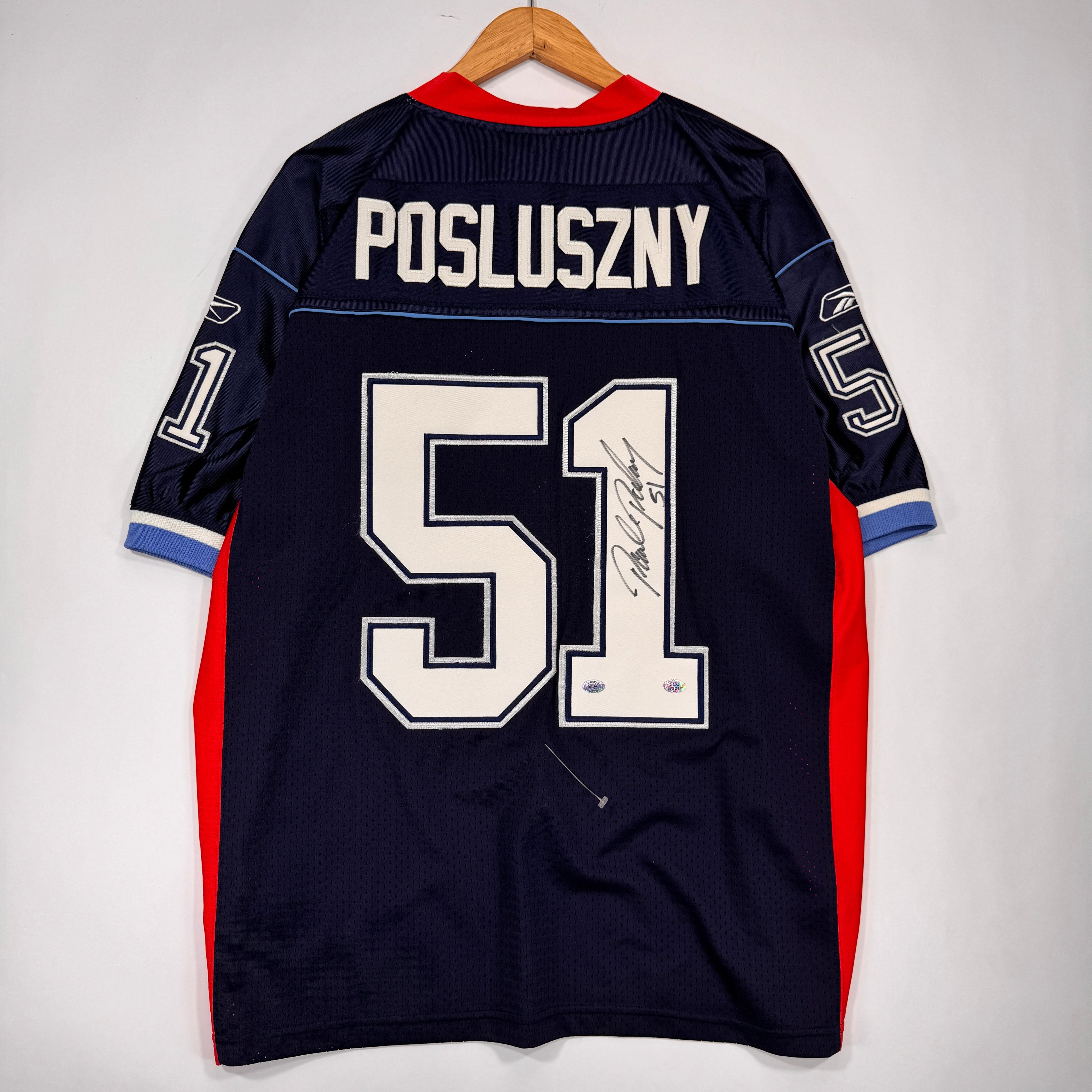 Vintage Buffalo Bills Deadstock Signed Posluszny Jersey XL