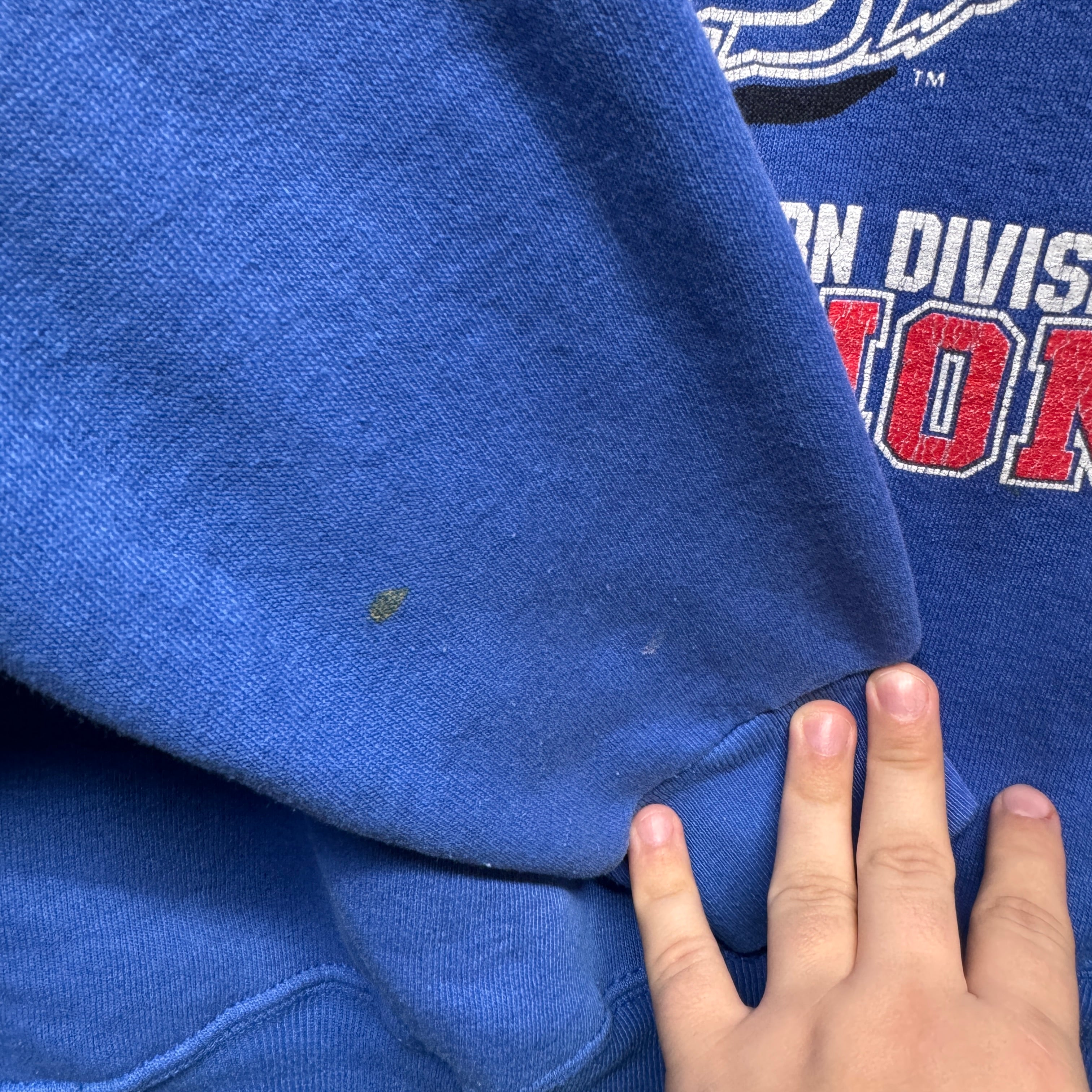 Vintage Buffalo Bills 1991 AFC East Champions Crewneck Sweatshirt Medium