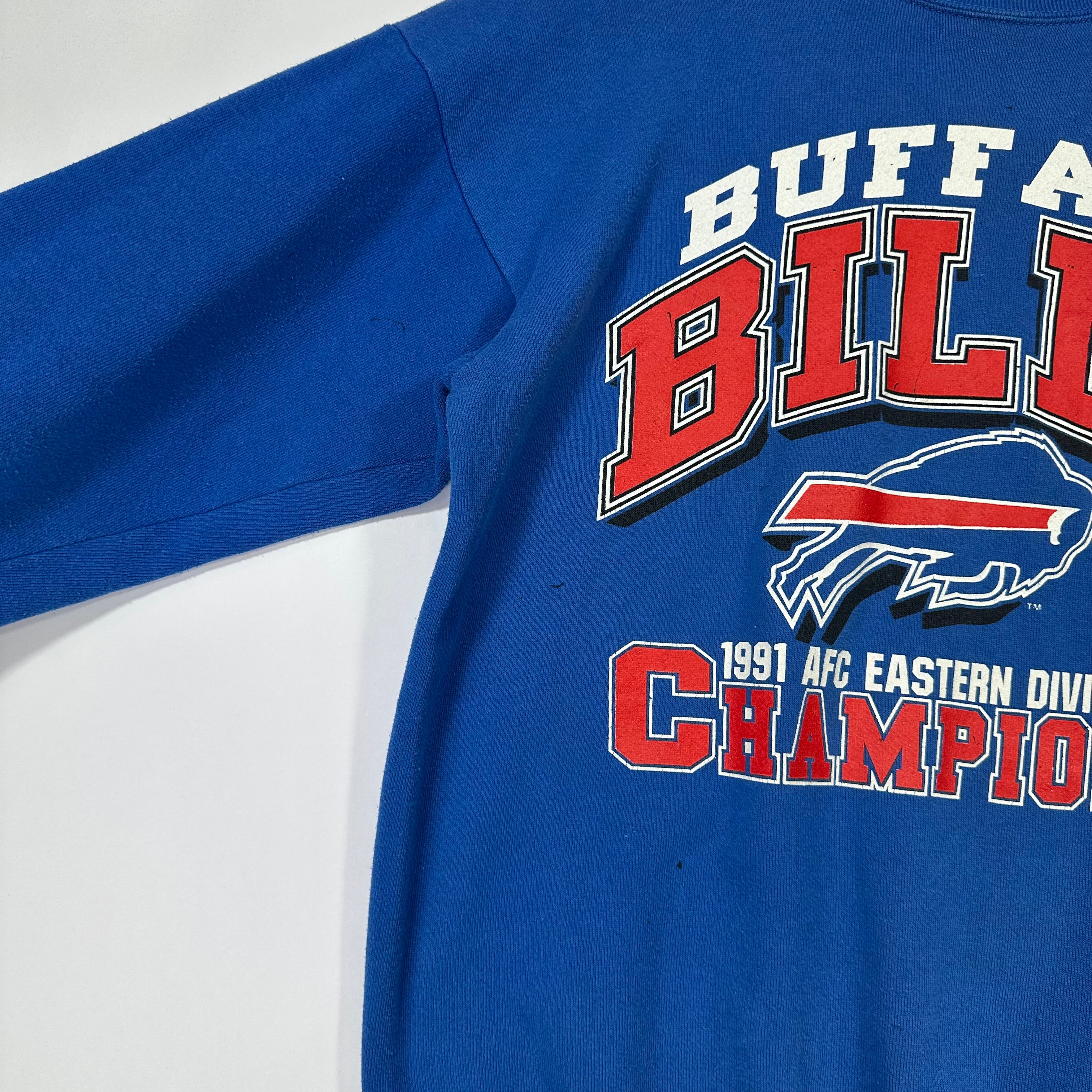 Vintage Buffalo Bills 1991 Division Champs Crewneck Sweatshirt XL