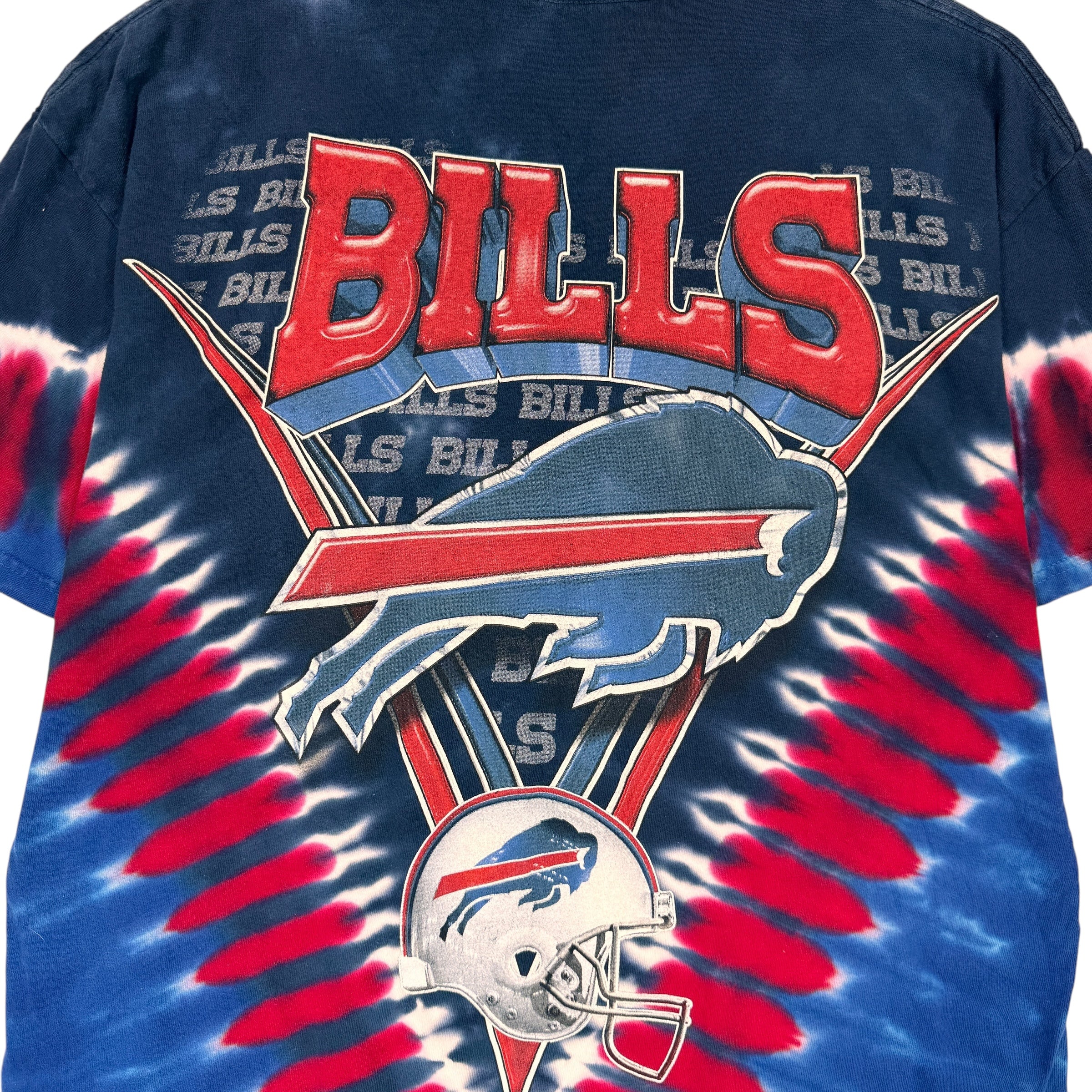 Vintage Buffalo Bills Tie Dye Shirt Large