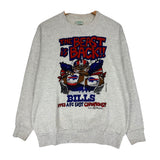 Vintage Buffalo Bills 1993 AFC East Champs Cartoon Crewneck Sweatshirt Medium