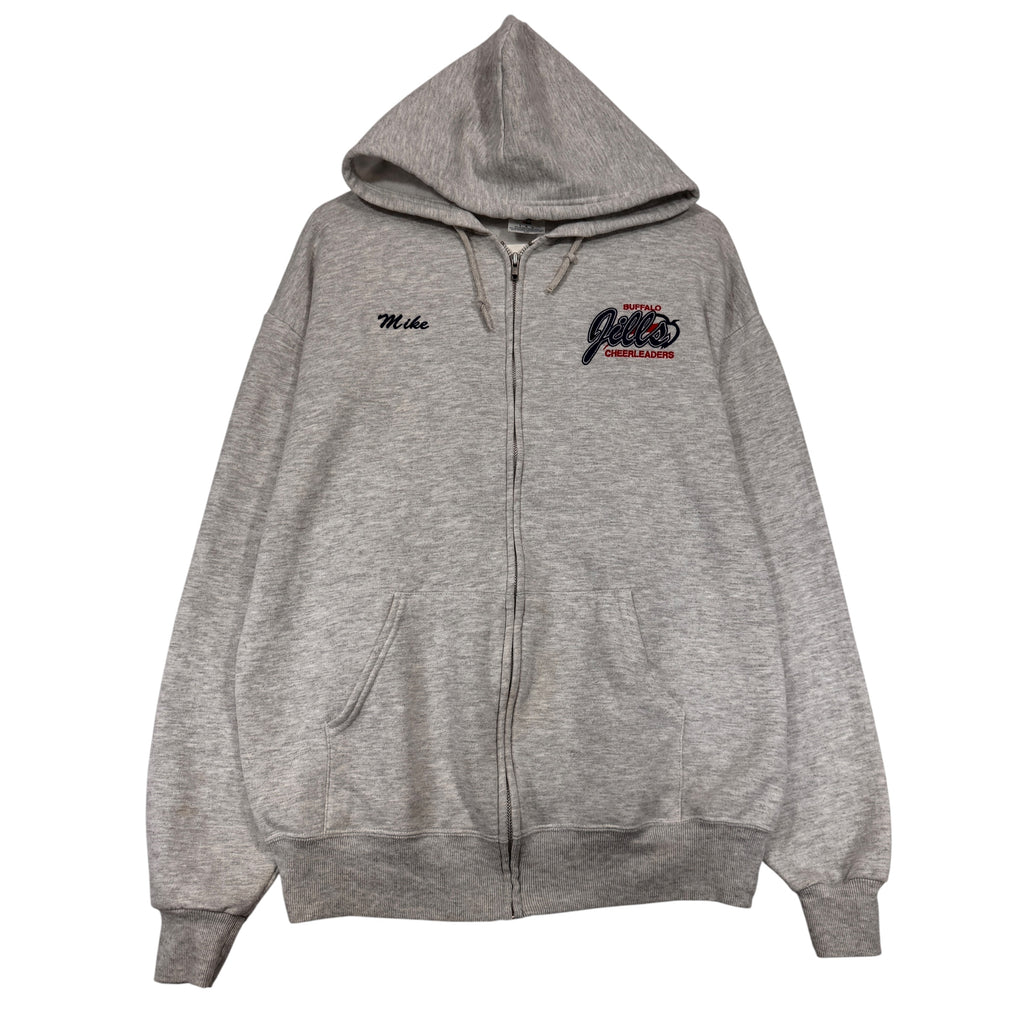 Vintage Buffalo Bills Jills Dad “Mike” Zip Up Hoodie Sweatshirt Large