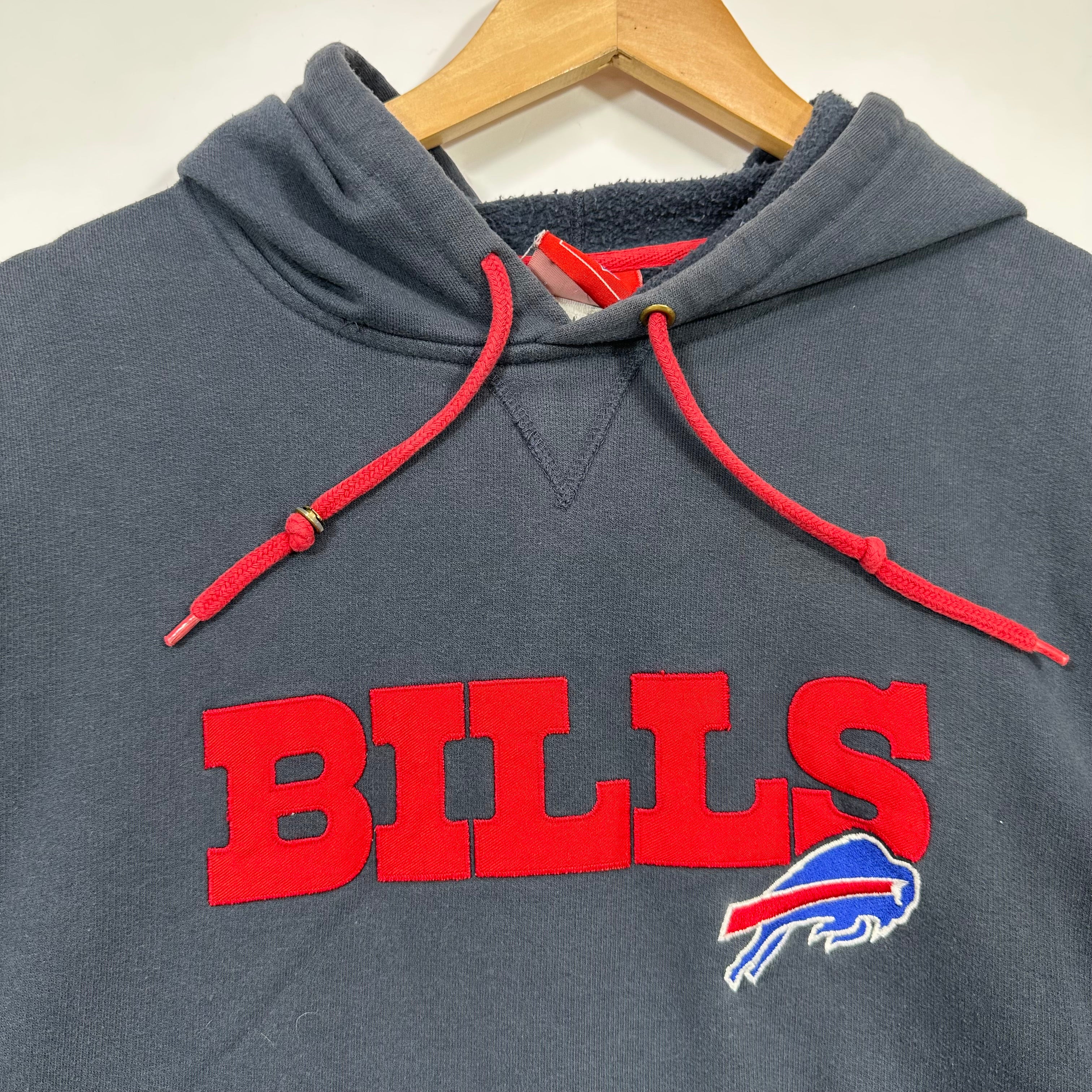 Vintage Buffalo Bills Embroidered Hoodie Sweatshirt XXL
