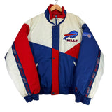 Vintage Buffalo Bills Pro Player Tape Logo Puffer Jacket XL