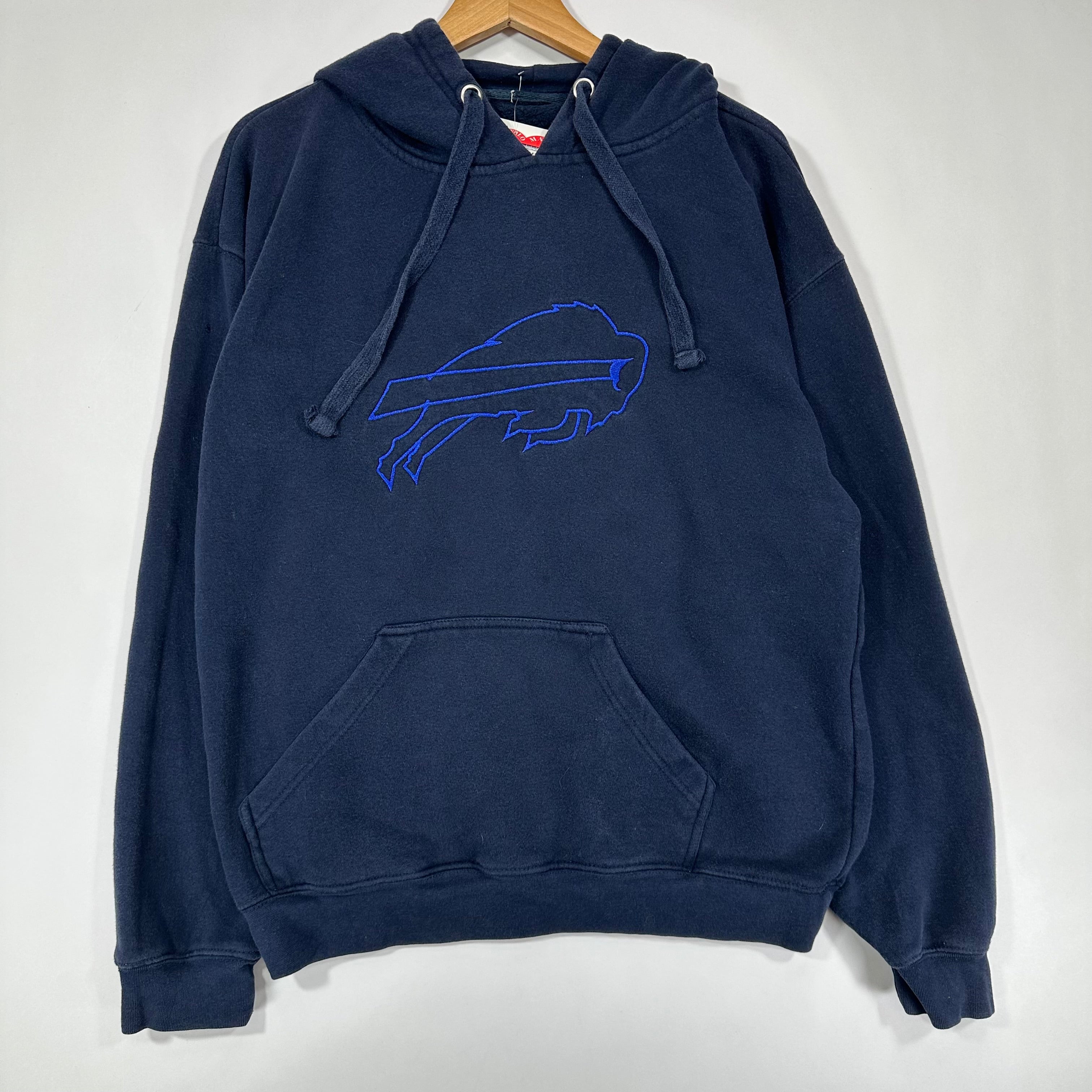 Vintage Buffalo Bills Embroidered Hoodie Sweatshirt Small