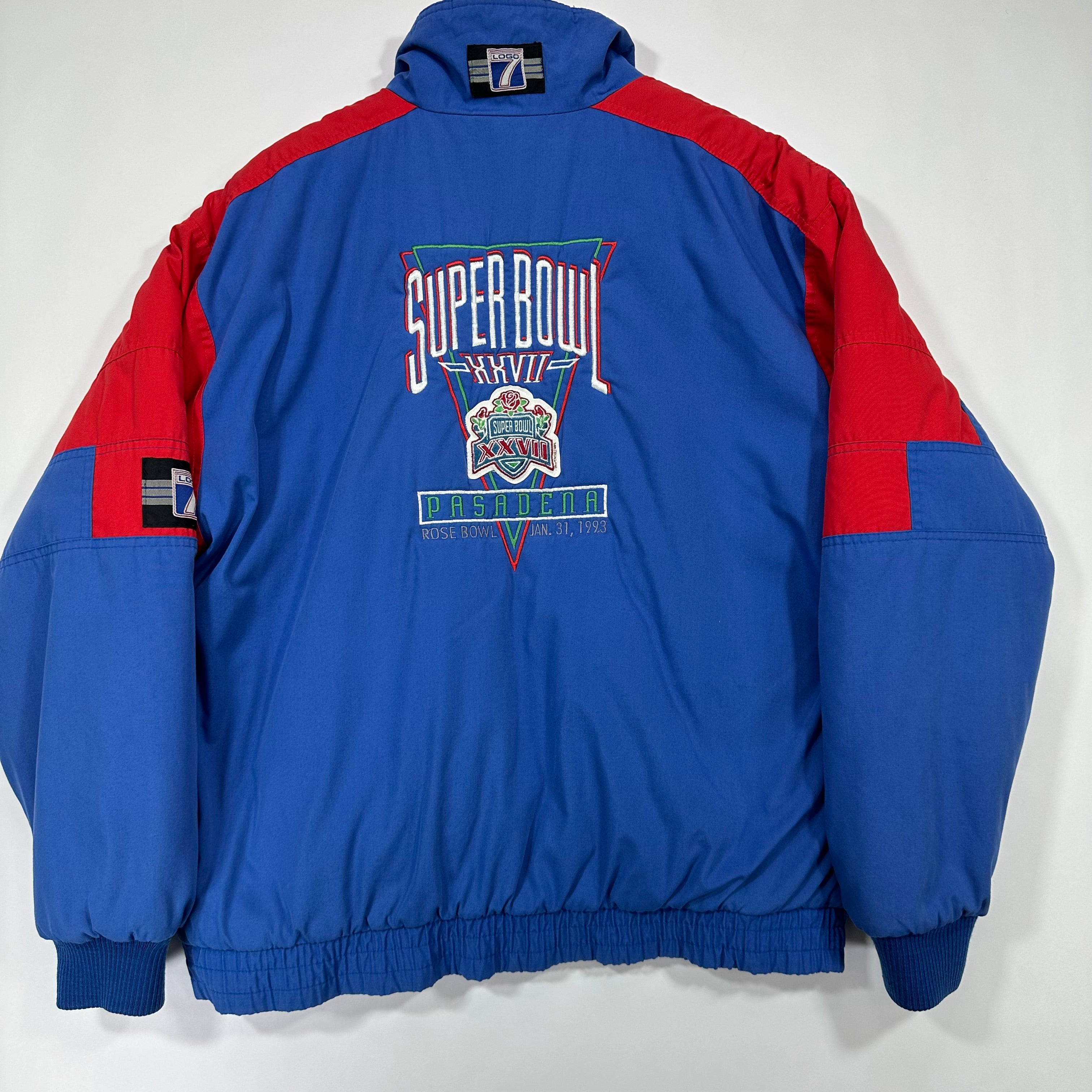 Vintage Buffalo Bills 1993 Super Bowl Puffer Jacket Medium