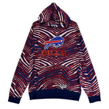 Vintage Buffalo Bills Zubaz Hoodie Sweatshirt Large