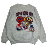 Vintage Buffalo Bills Washington Redskins Super Bowl Crewneck Sweatshirt XL