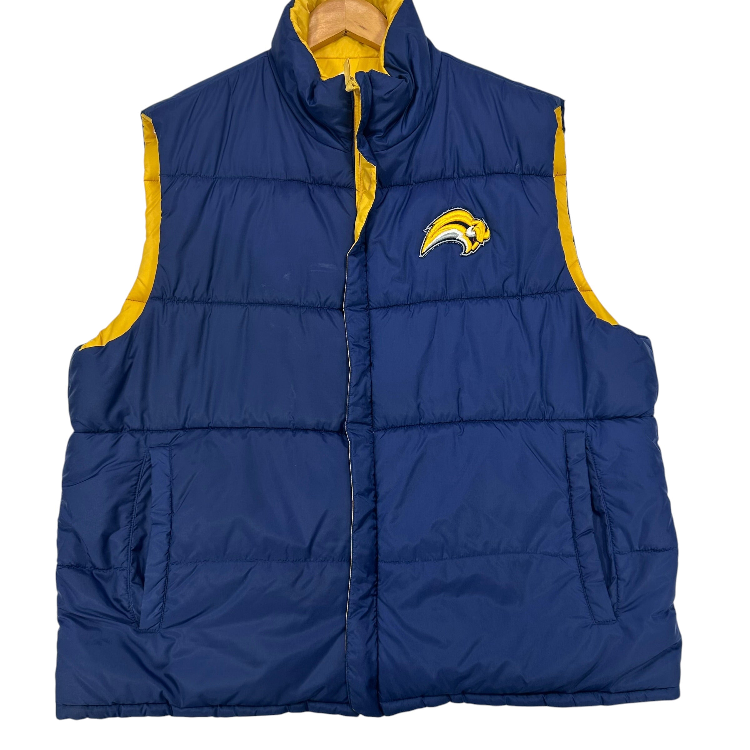 Vintage Buffalo Sabres Puffer Vest Jacket Large