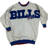 Vintage Buffalo Bills Embroidered Spellout Heavy Sweatshirt XXL