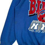 Vintage Buffalo Bills 1990 AFC Champs Crewneck Sweatshirt XL