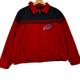 Vintage Buffalo Bills 1/4 Zip Fleece Sweatshirt Jacket Women’s XL