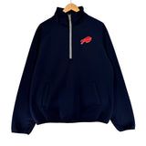 Buffalo Bills 1/4 Zip Sweatshirt Large