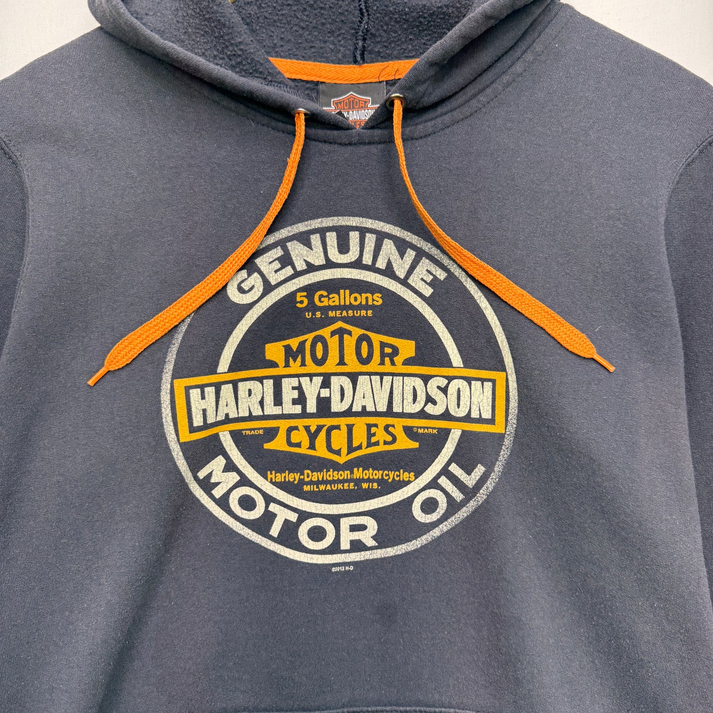 Vintage Harley Davidson Hoodie Sweatshirt Large