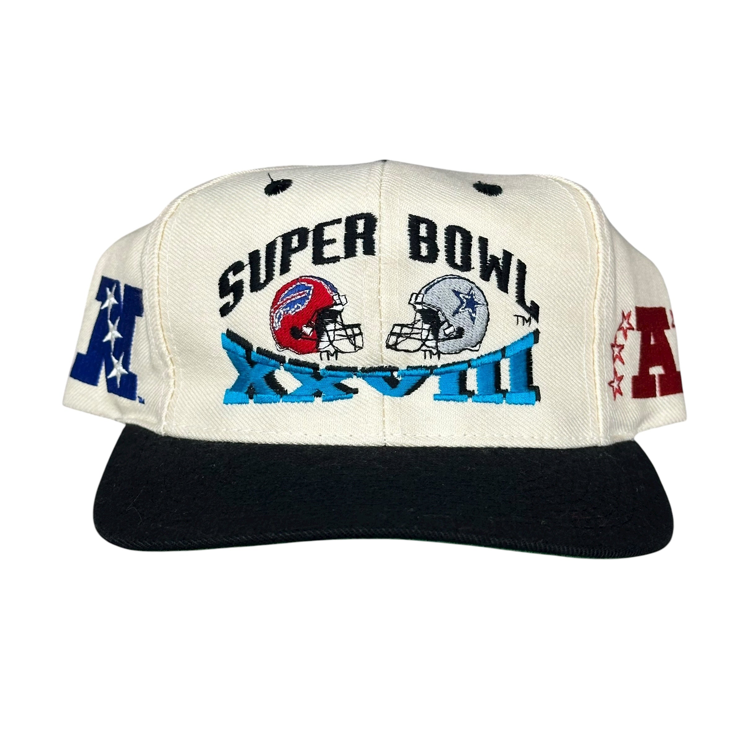Vintage Buffalo Bills Dallas Cowboys Super Bowl XXVIII Snapback Hat