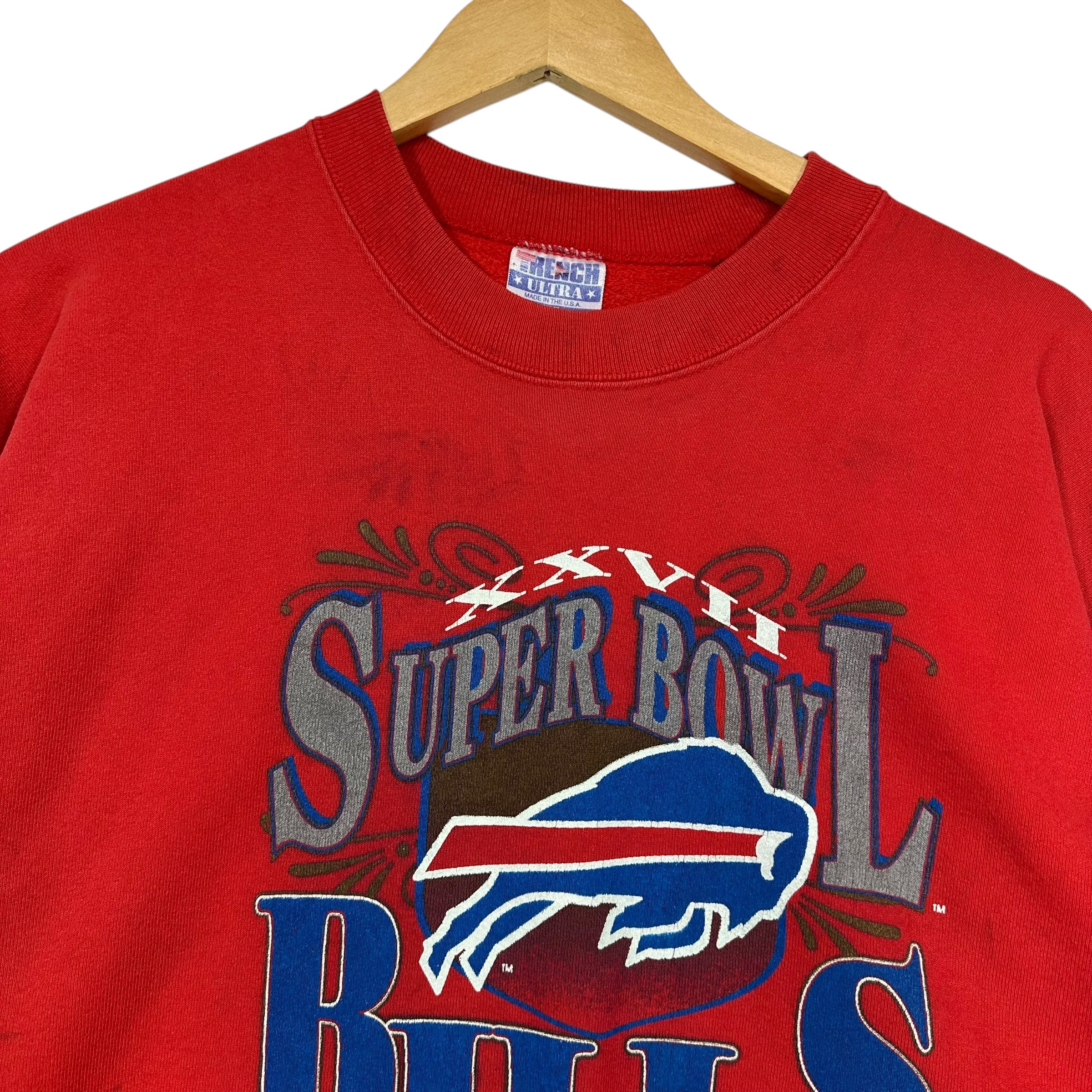 Vintage Buffalo Bills 1992 AFC Champs Crewneck Sweatshirt XL