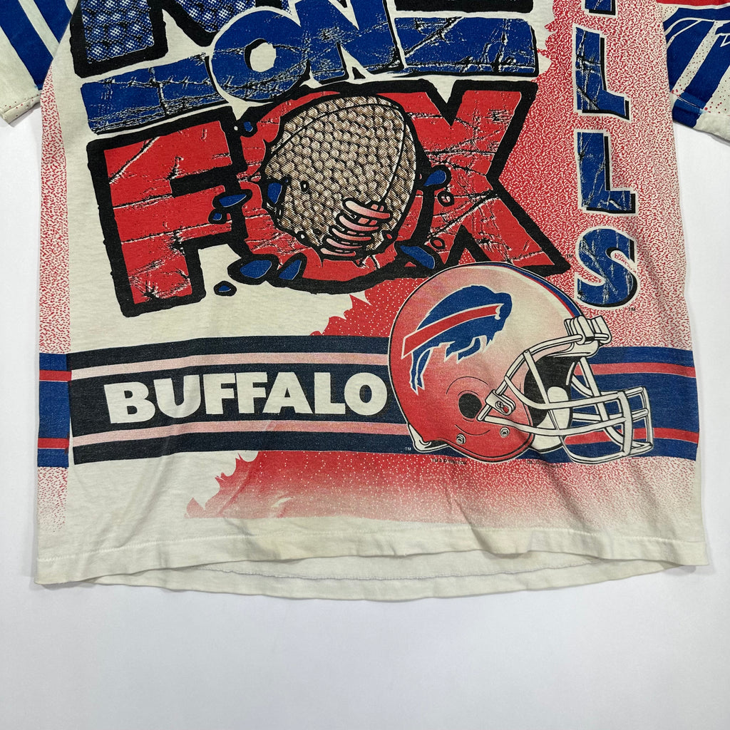 Vintage Buffalo Bills All Over Print Shirt Large