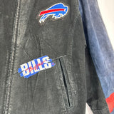 Vintage Buffalo Bills Leather Suede Jacket Medium