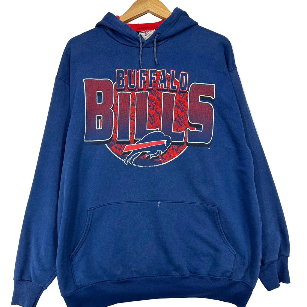 Vintage Buffalo Bills Hoodie Sweatshirt XL