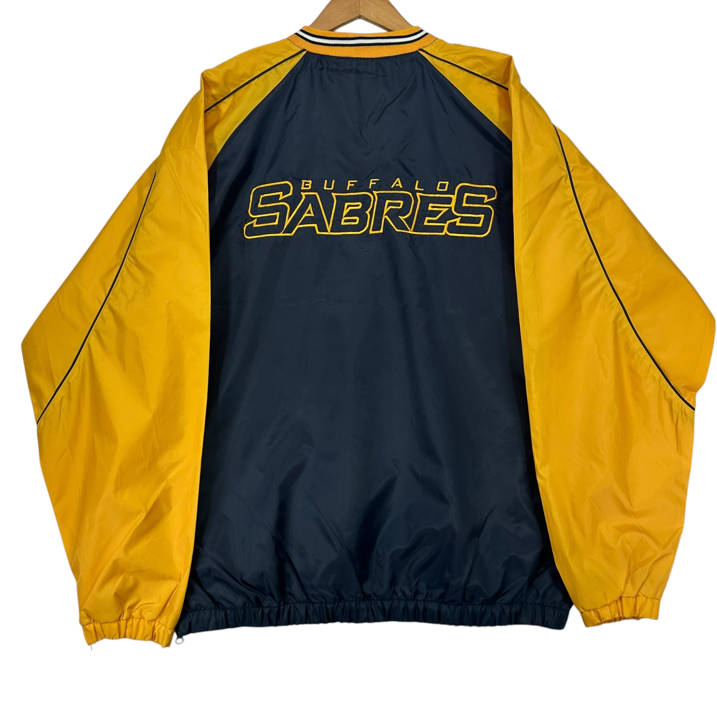 Vintage Buffalo Sabres Pullover Windbreaker Jacket XXL