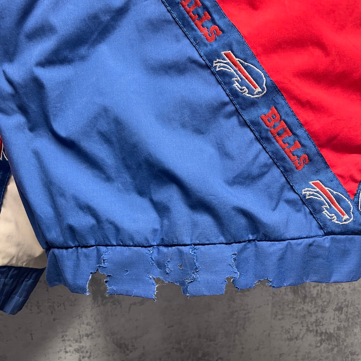 Vintage Buffalo Bills 1/2 ZipPullover Jacket XXL