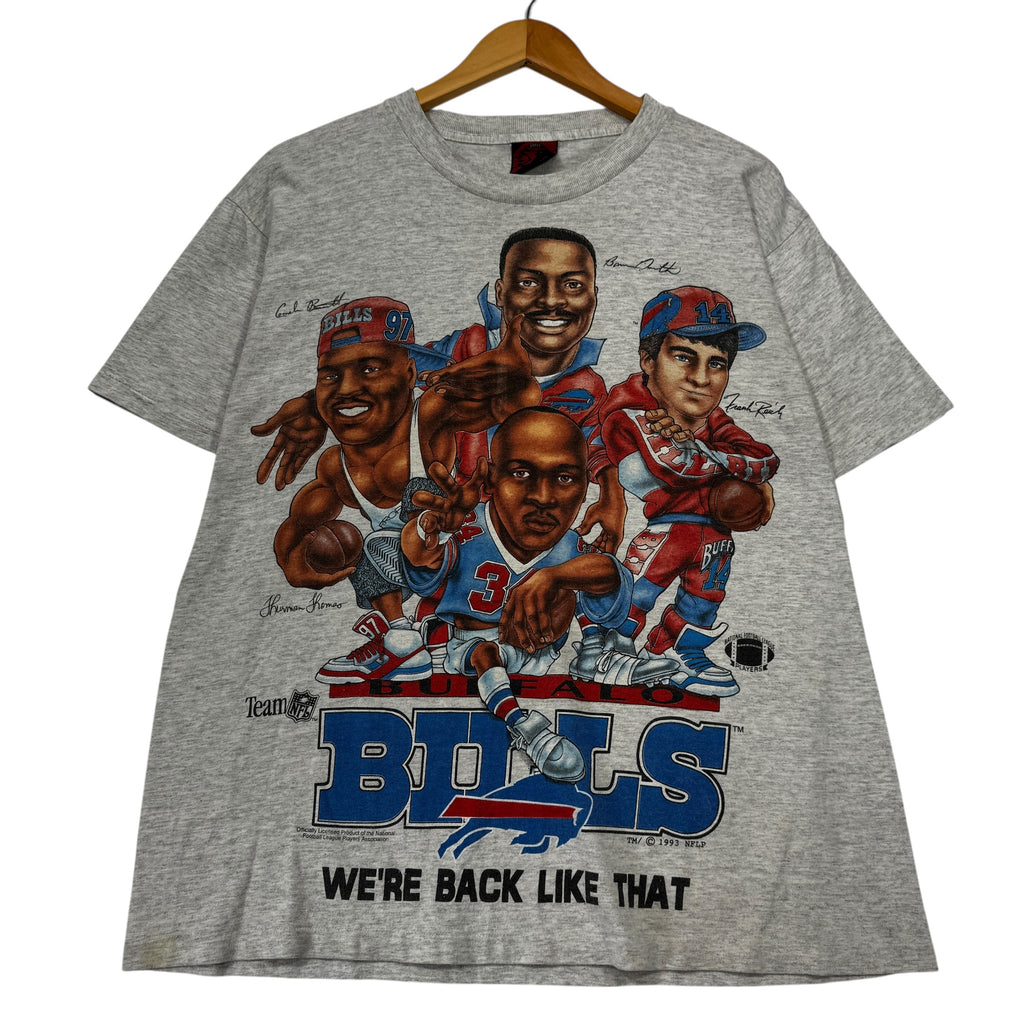 Vintage Buffalo Bills “We’re Back Like That” Caricature Shirt Large
