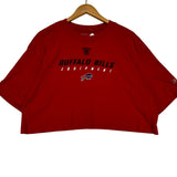 Vintage Buffalo Bills Cropped Shirt Large